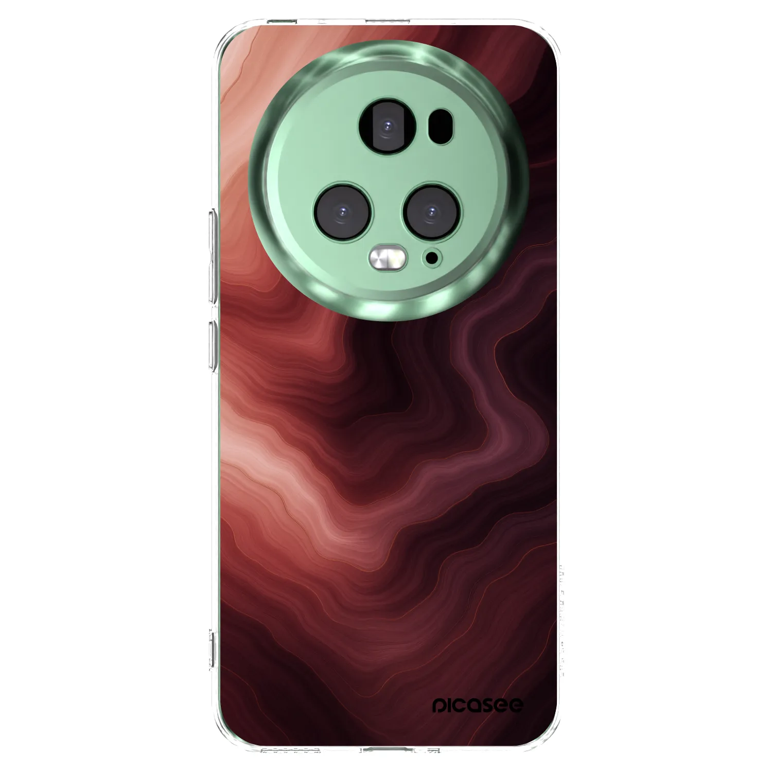 Picasee διαφανής θήκη σιλικόνης Honor Magic5 Pro - Rouge