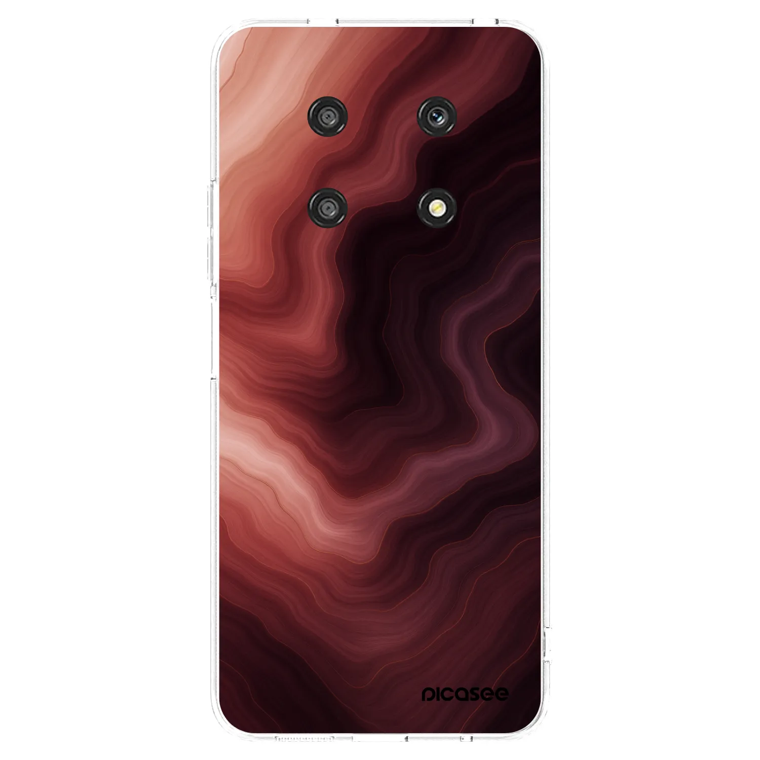 Picasee διαφανής θήκη σιλικόνης Honor Magic4 Lite 5G - Rouge