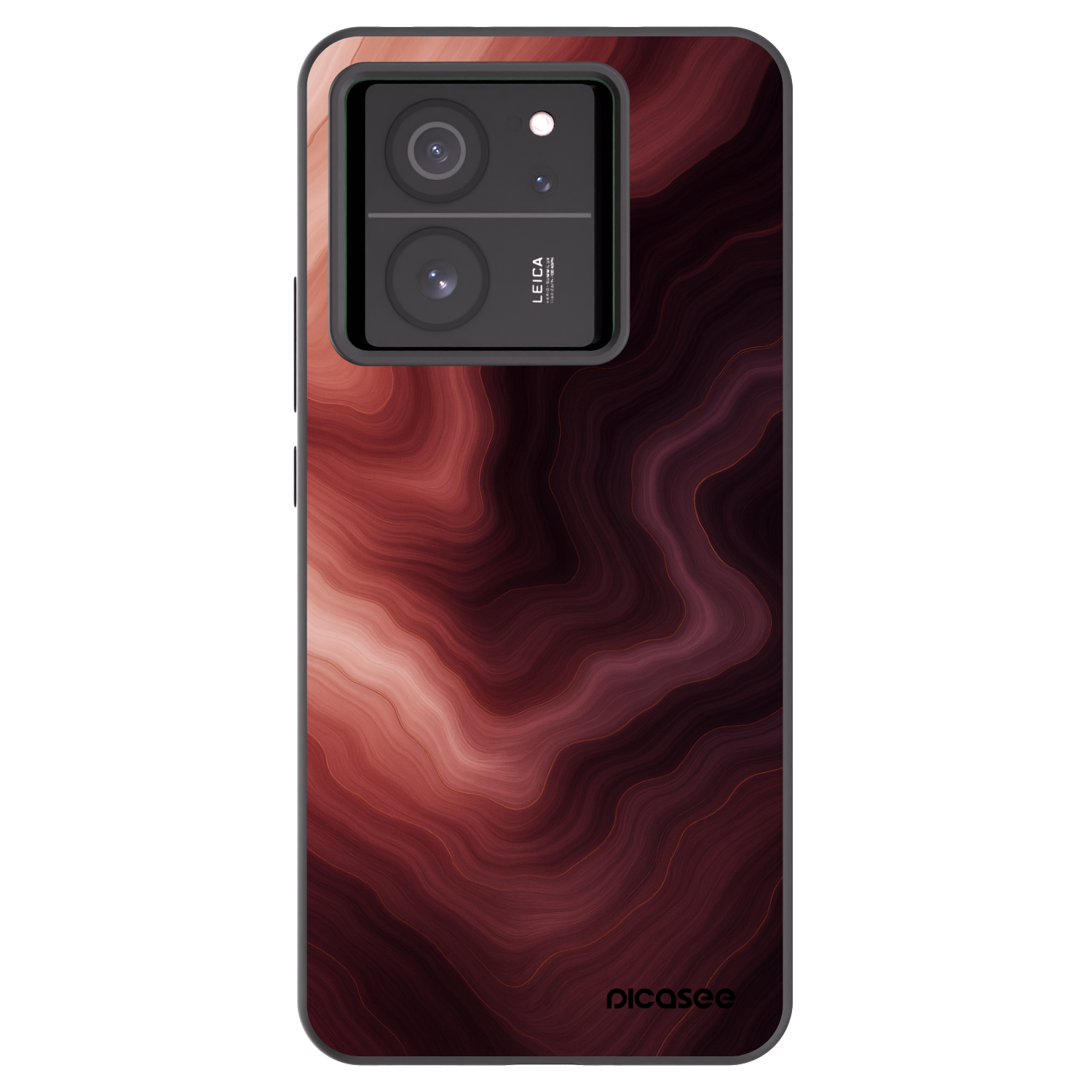 Picasee Μαύρη θήκη σιλικόνης για Xiaomi 13T - Rouge