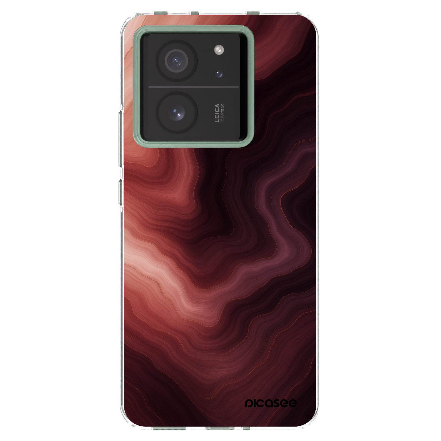 Picasee διαφανής θήκη σιλικόνης Xiaomi 13T Pro - Rouge