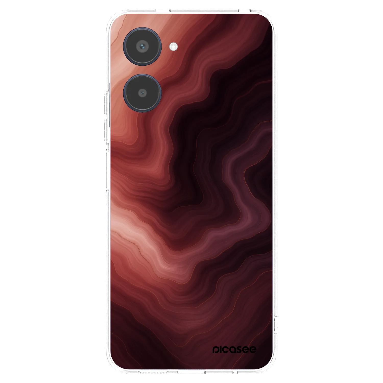 Picasee διαφανής θήκη σιλικόνης Realme 10 4G - Rouge