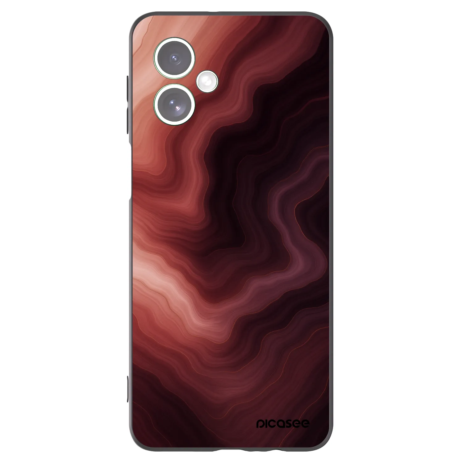 Picasee Μαύρη θήκη σιλικόνης για Motorola Moto G54 5G - Rouge