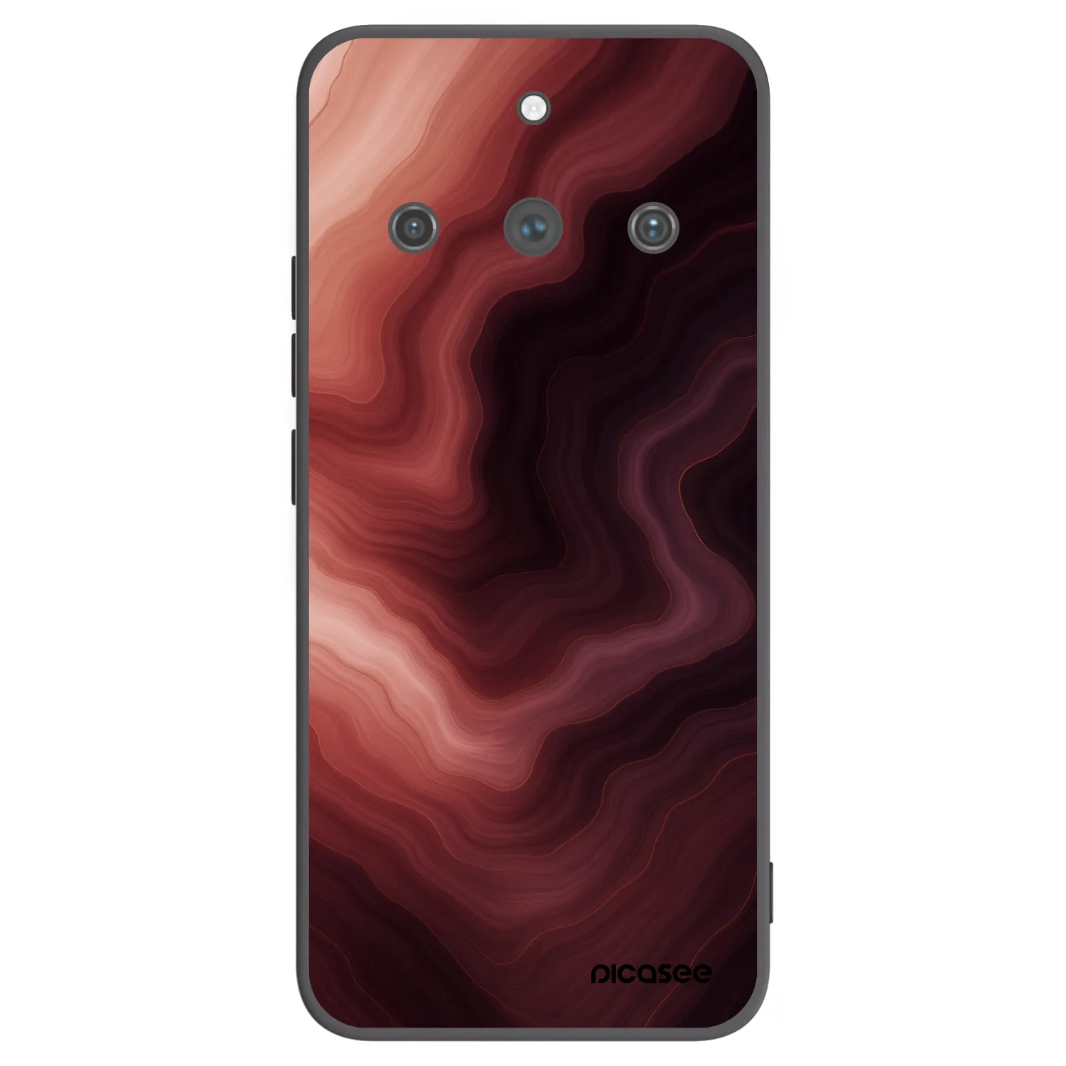 Picasee Μαύρη θήκη σιλικόνης για Realme 11 Pro+ - Rouge