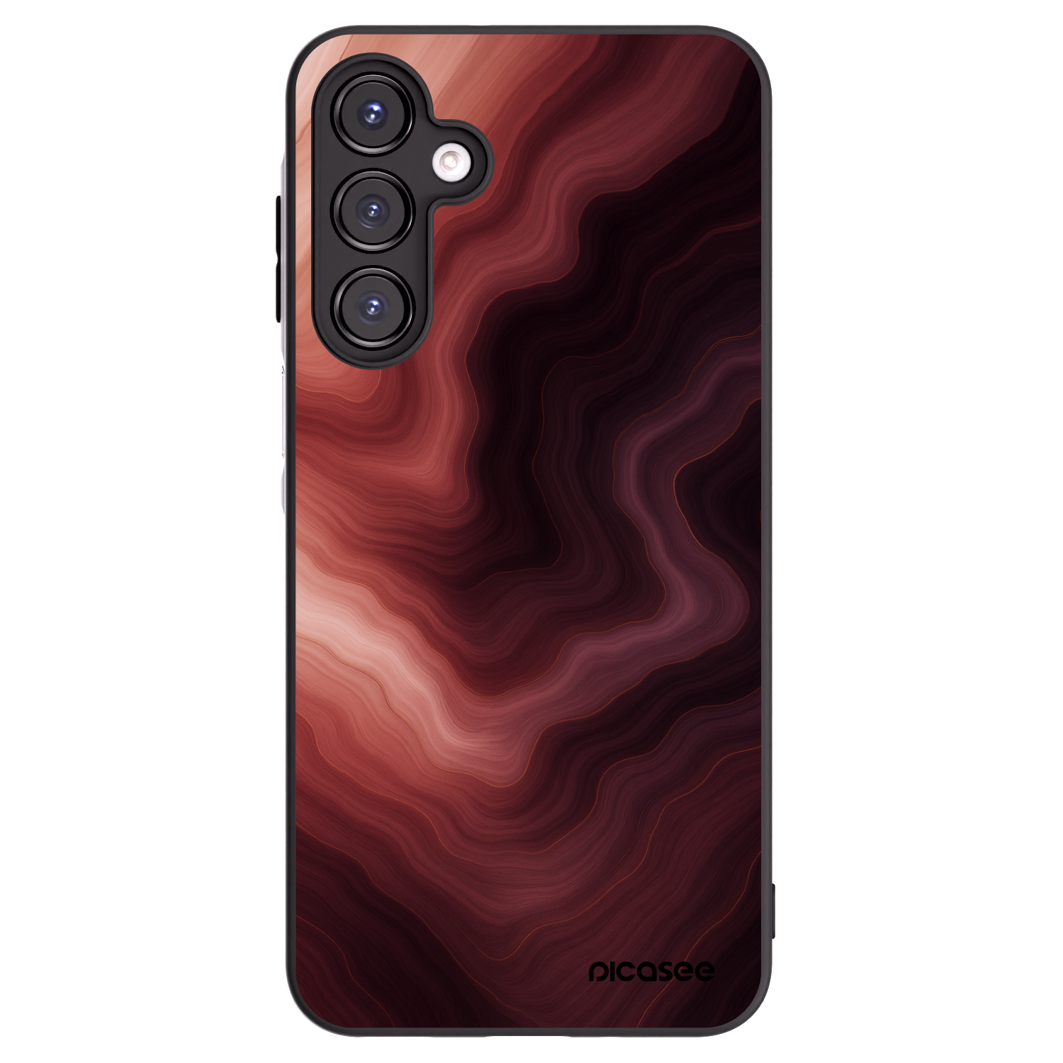 Picasee Μαύρη θήκη σιλικόνης για Samsung Galaxy A16 5G - Rouge