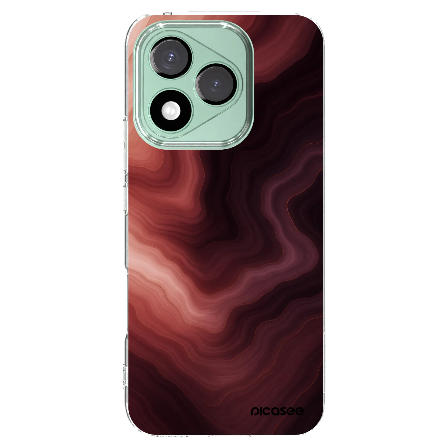 Picasee διαφανής θήκη σιλικόνης Honor 400 Lite 5G - Rouge