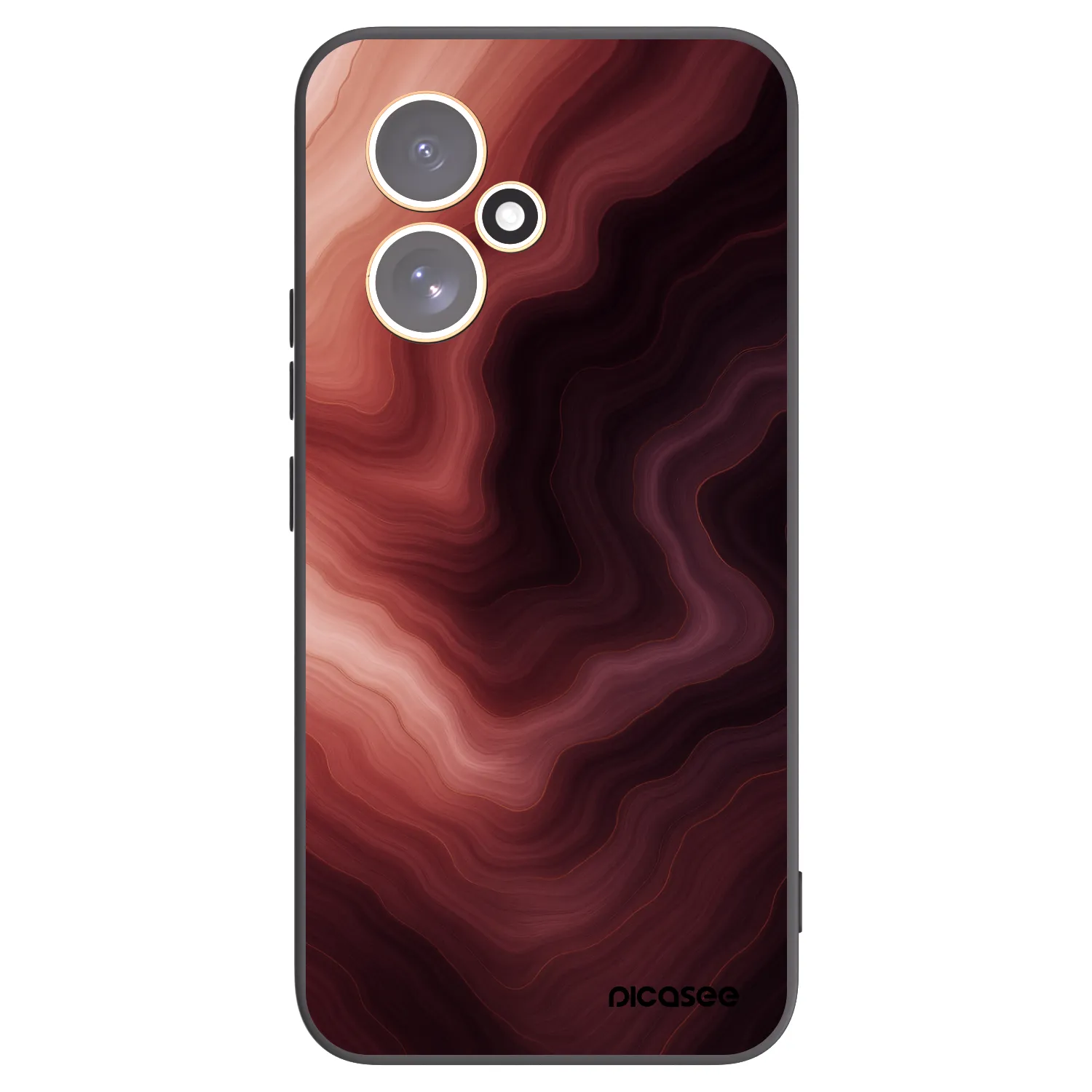 Picasee Μαύρη θήκη σιλικόνης για Honor 400 5G - Rouge