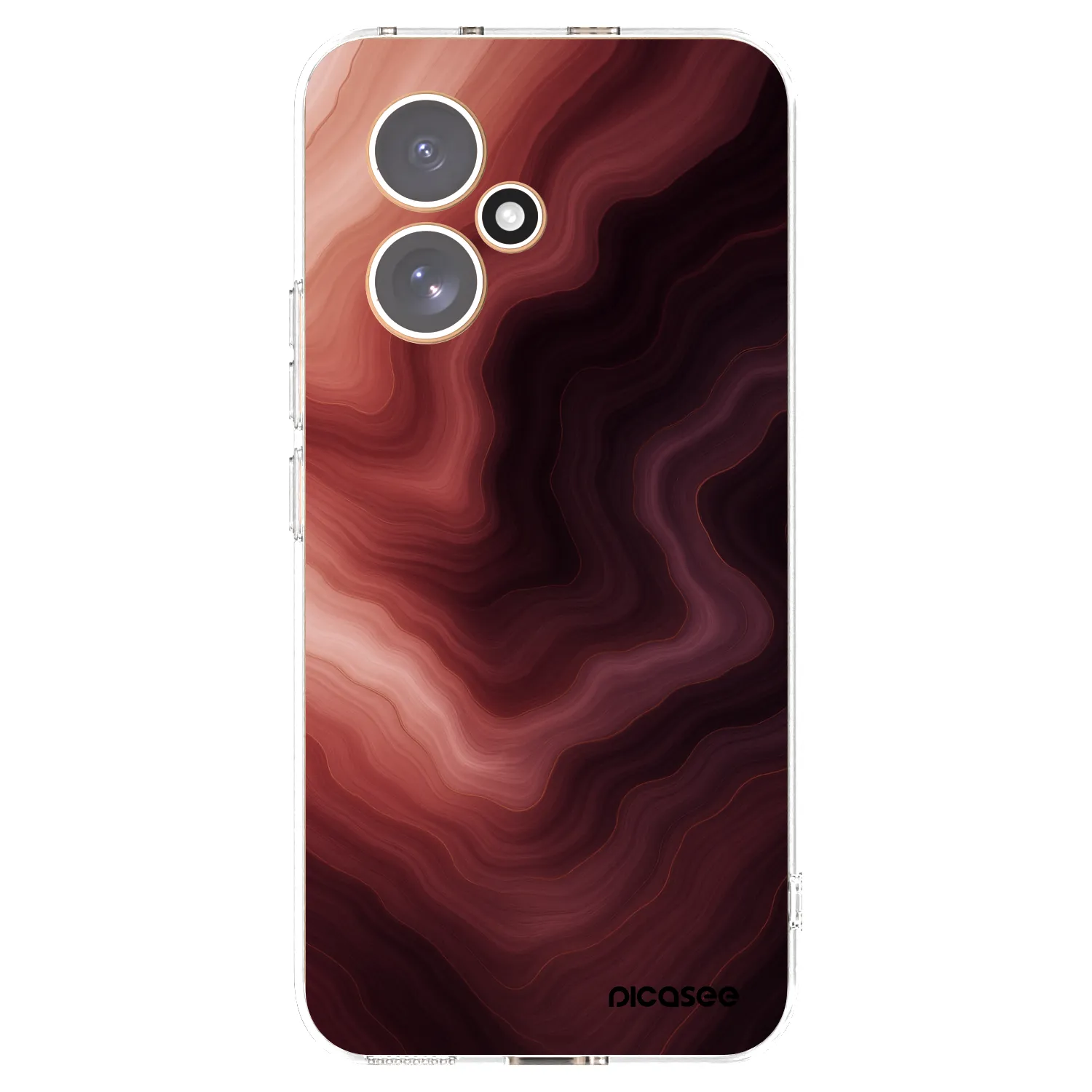 Picasee διαφανής θήκη σιλικόνης Honor 400 5G - Rouge