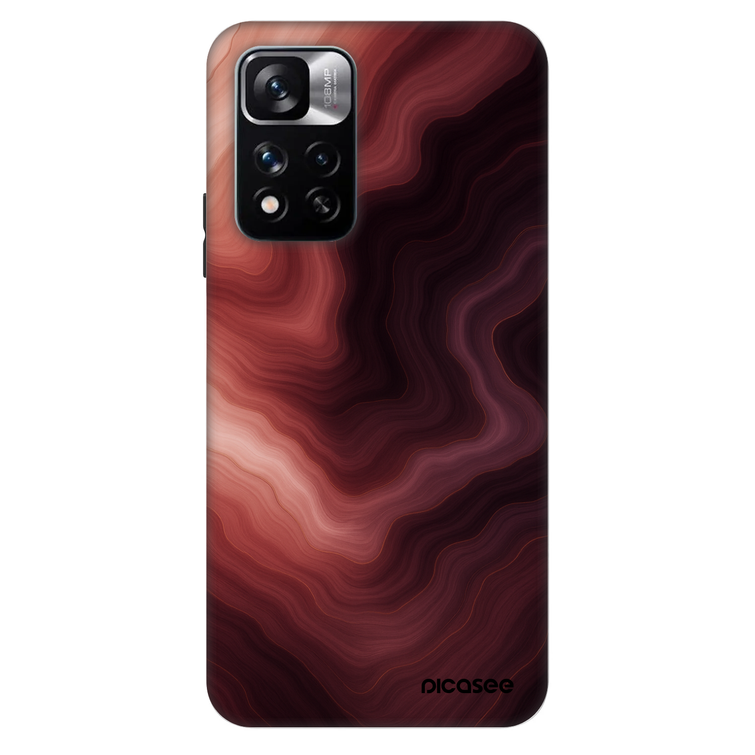 Picasee Fashion Case για Xiaomi Redmi Note 11 Pro - Rouge