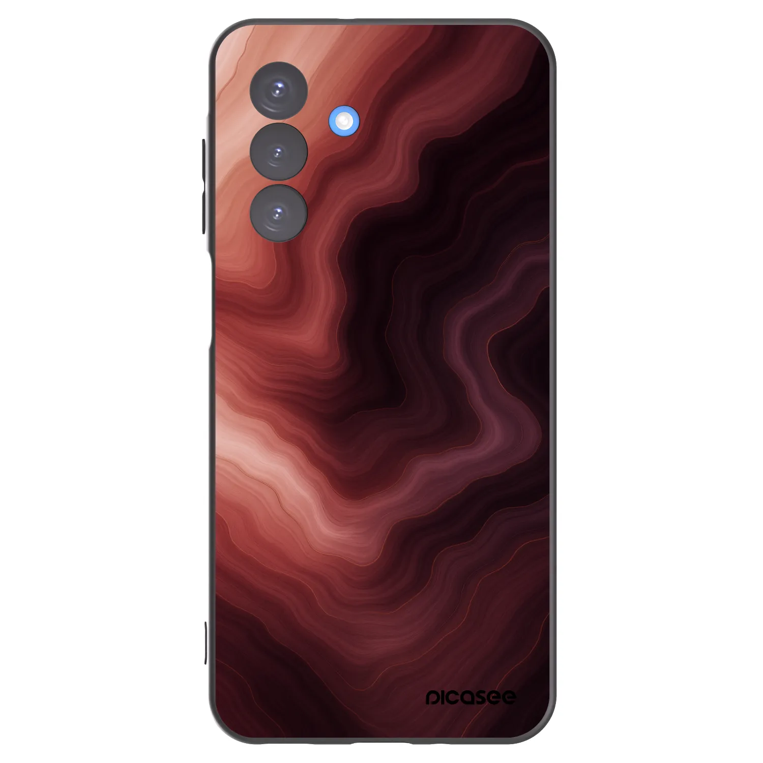 Picasee Μαύρη θήκη σιλικόνης για Samsung Galaxy A17 5G - Rouge