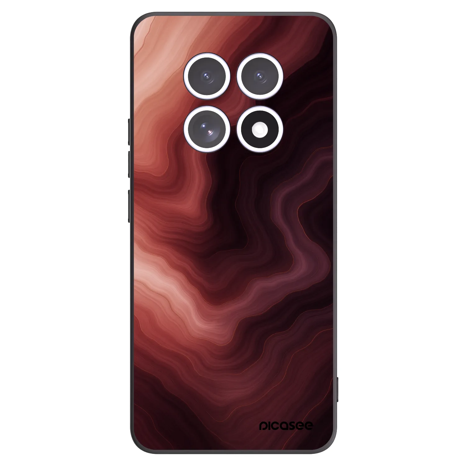 Picasee Μαύρη θήκη σιλικόνης για Xiaomi Redmi Note 15 - Rouge