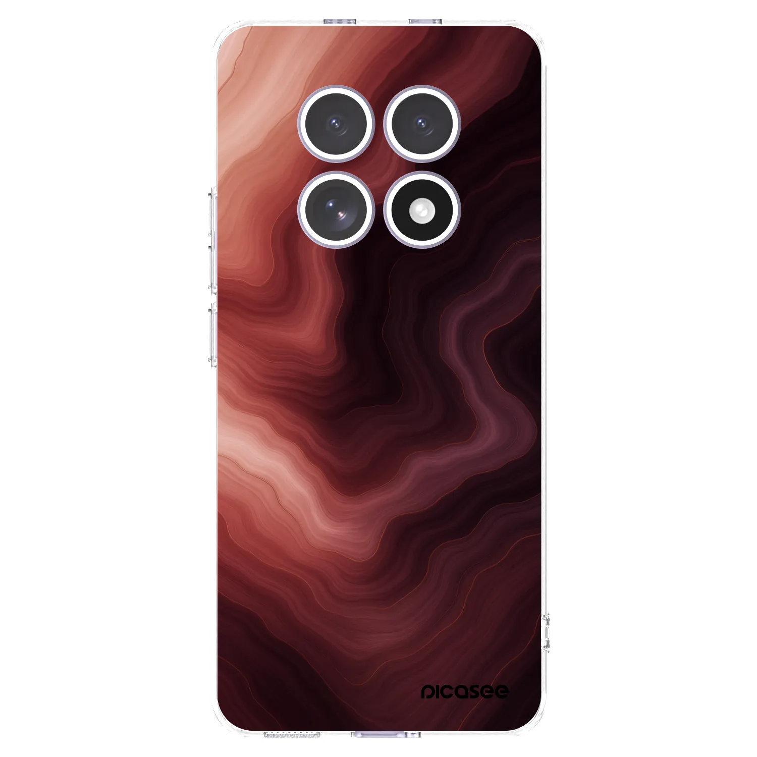 Picasee διαφανής θήκη σιλικόνης Xiaomi Redmi Note 15 - Rouge