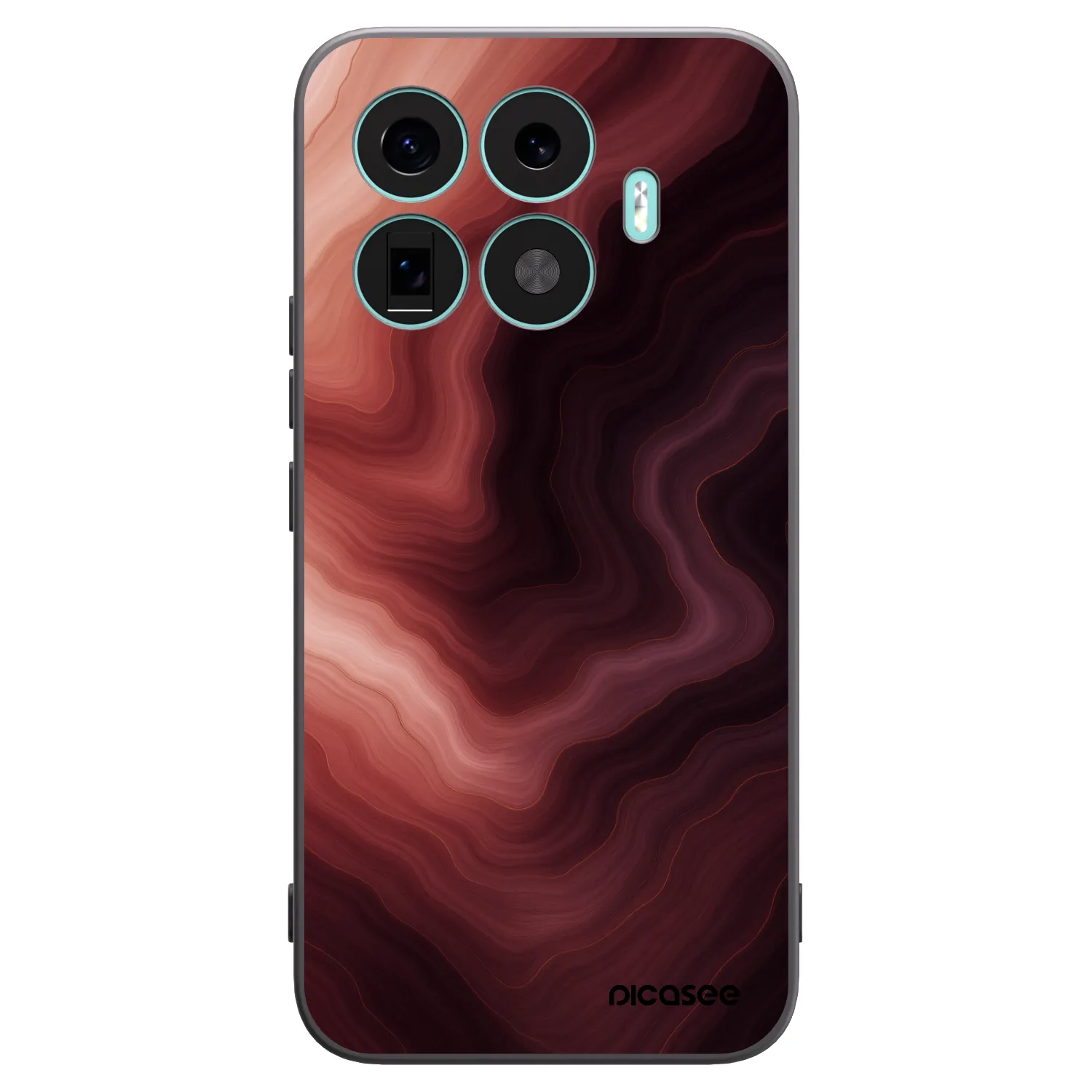 Picasee Μαύρη θήκη σιλικόνης για Xiaomi 17T Pro - Rouge