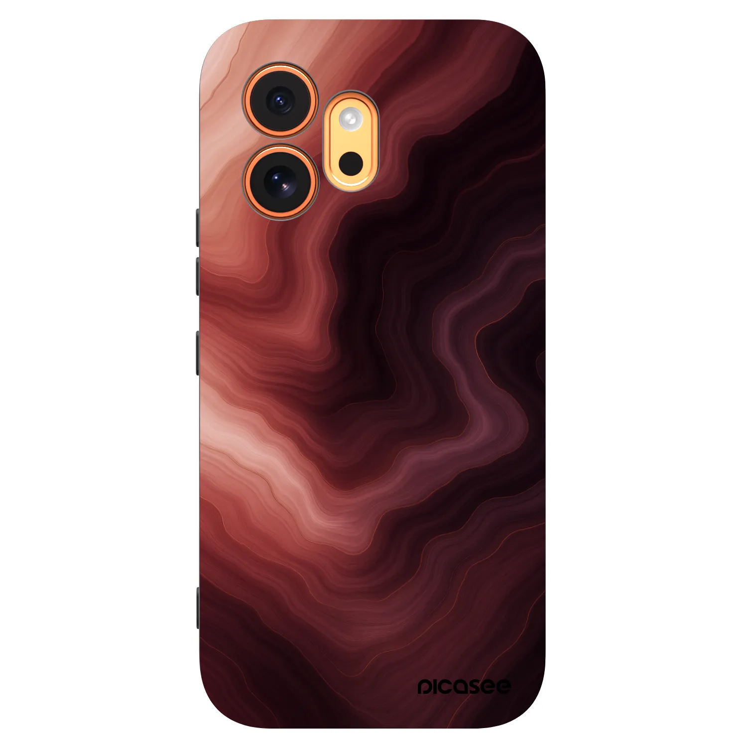 Picasee Μαύρη θήκη σιλικόνης για Honor 600 - Rouge