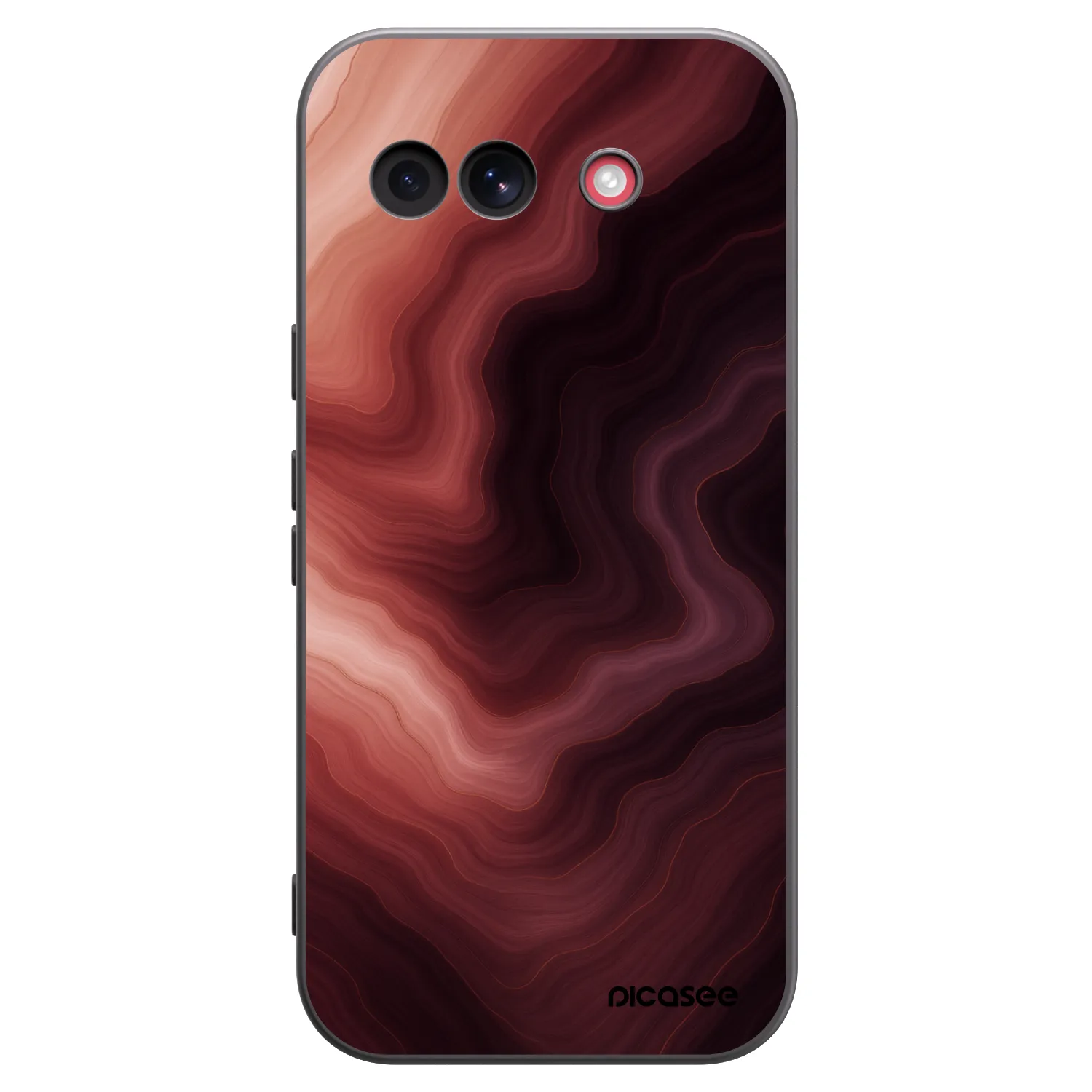 Picasee Μαύρη θήκη σιλικόνης για Google Pixel 10a - Rouge