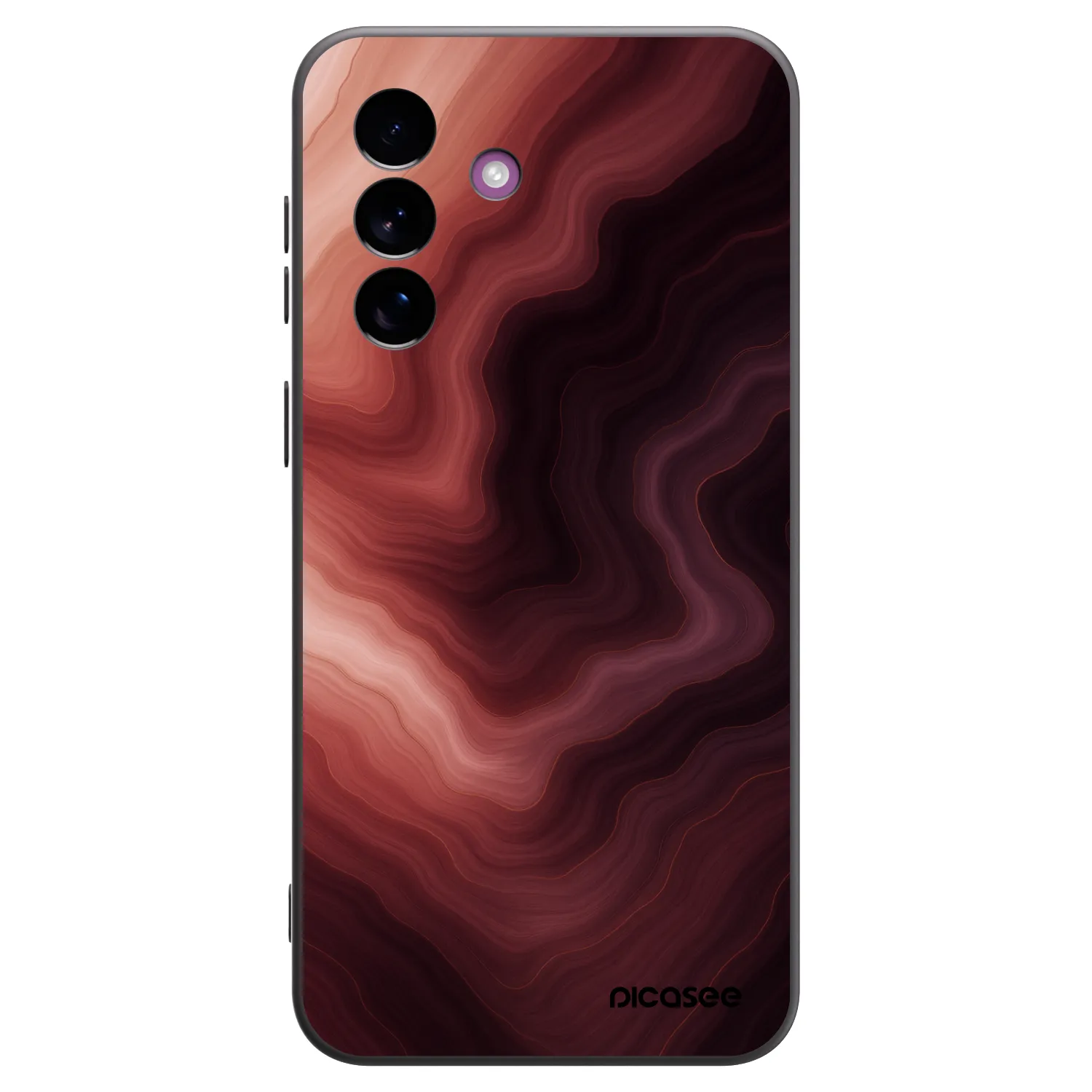 Picasee Μαύρη θήκη σιλικόνης για Samsung Galaxy A37 - Rouge