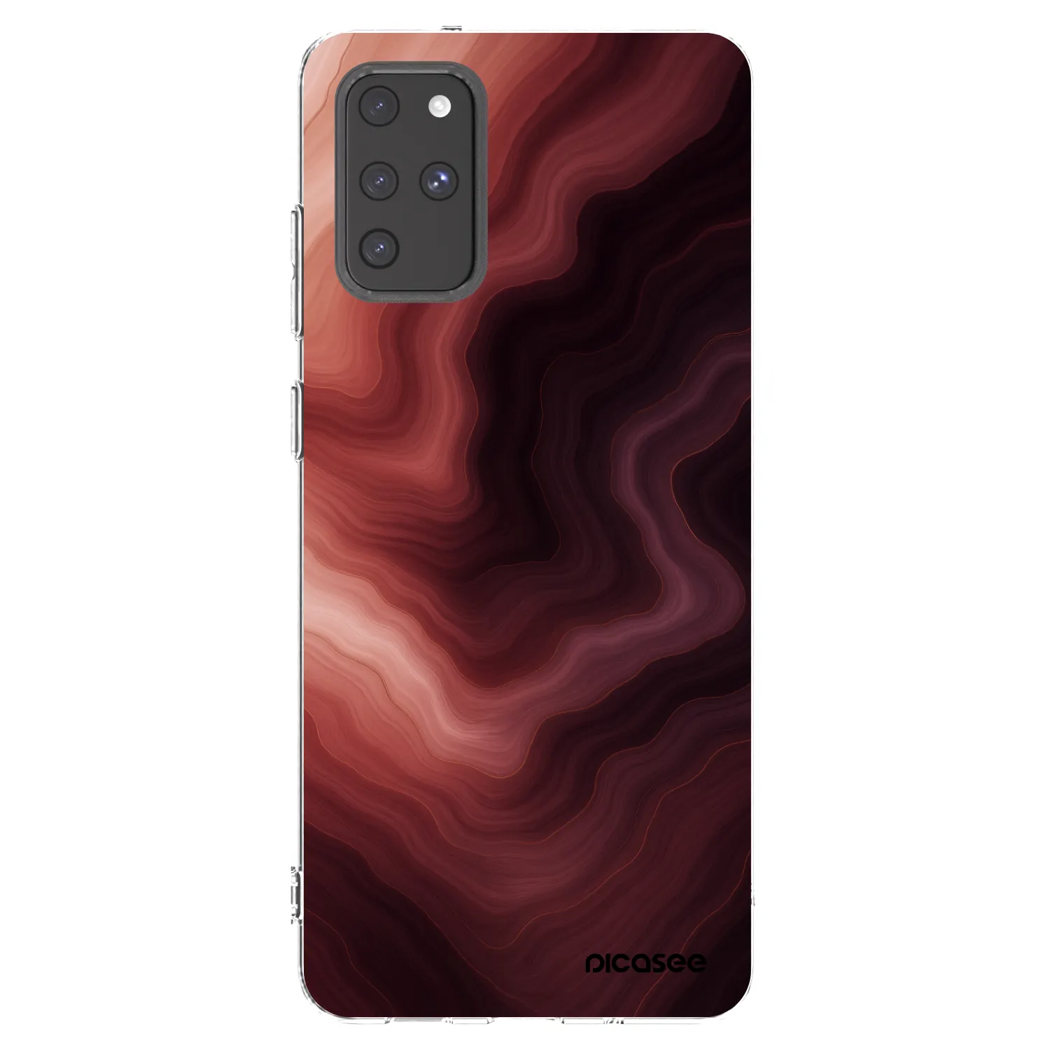 Picasee διαφανής θήκη σιλικόνης Samsung Galaxy S20+ G985F - Rouge