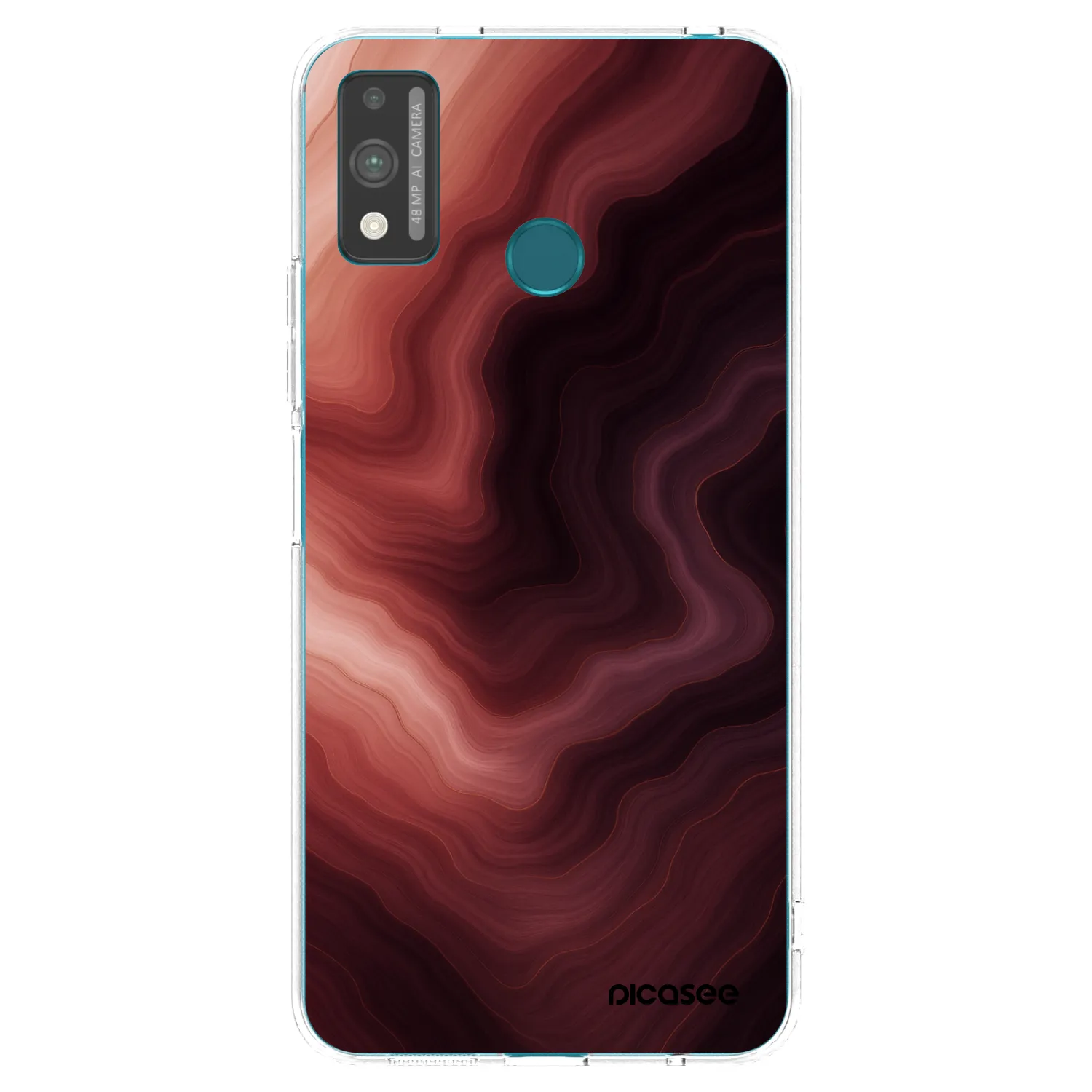 Picasee διαφανής θήκη σιλικόνης Honor 9X Lite - Rouge