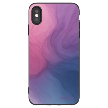 Picasee Μαύρη θήκη σιλικόνης για Apple iPhone XS Max - Silk