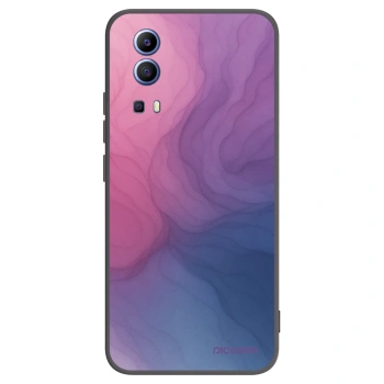 Picasee Μαύρη θήκη σιλικόνης για Vivo Y52 5G - Silk