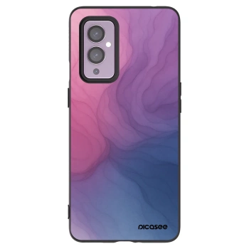 Picasee Μαύρη θήκη σιλικόνης για OnePlus 9 - Silk