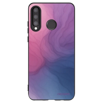 Picasee Μαύρη θήκη σιλικόνης για Huawei P30 Lite - Silk