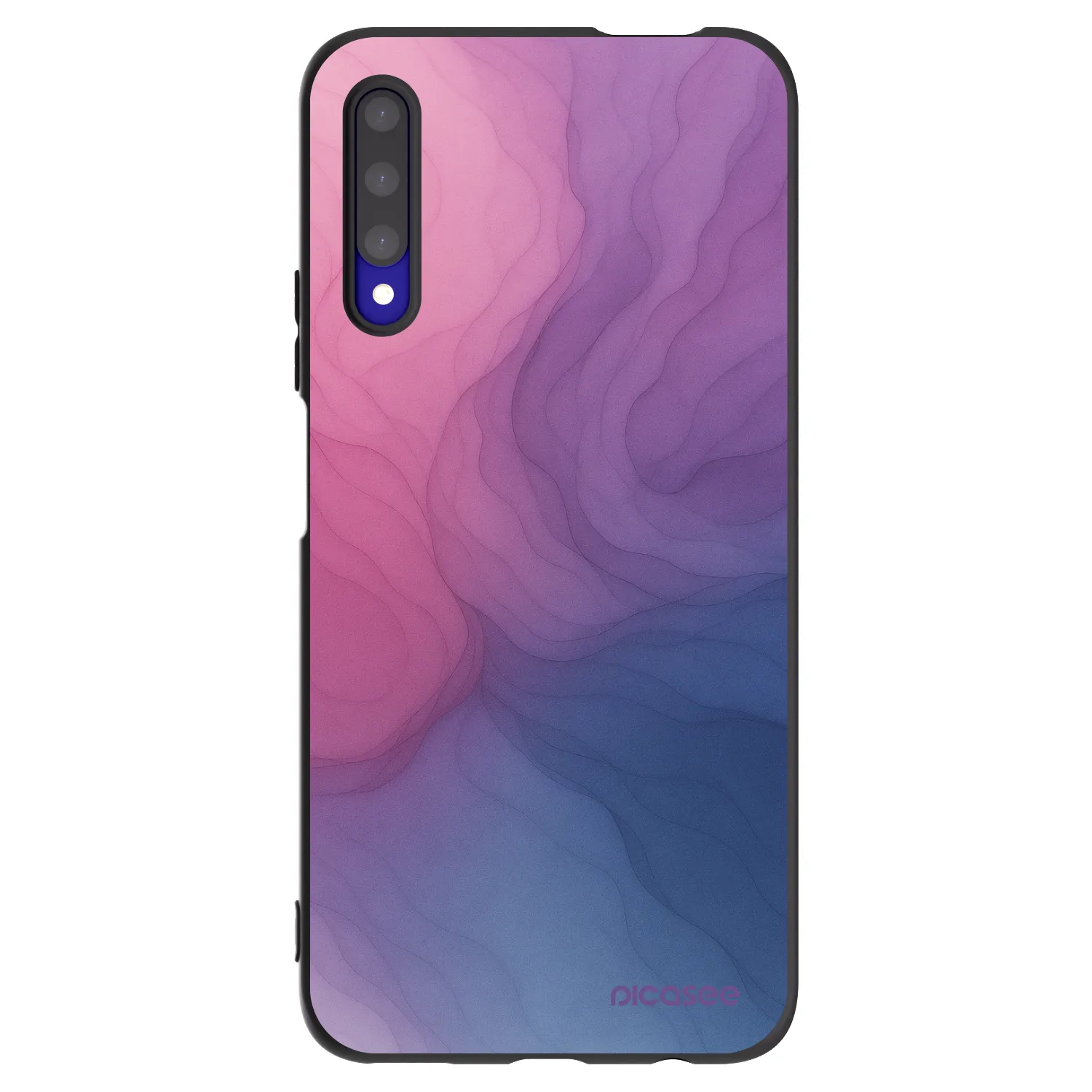 Picasee Μαύρη θήκη σιλικόνης για Honor 9X Pro - Silk