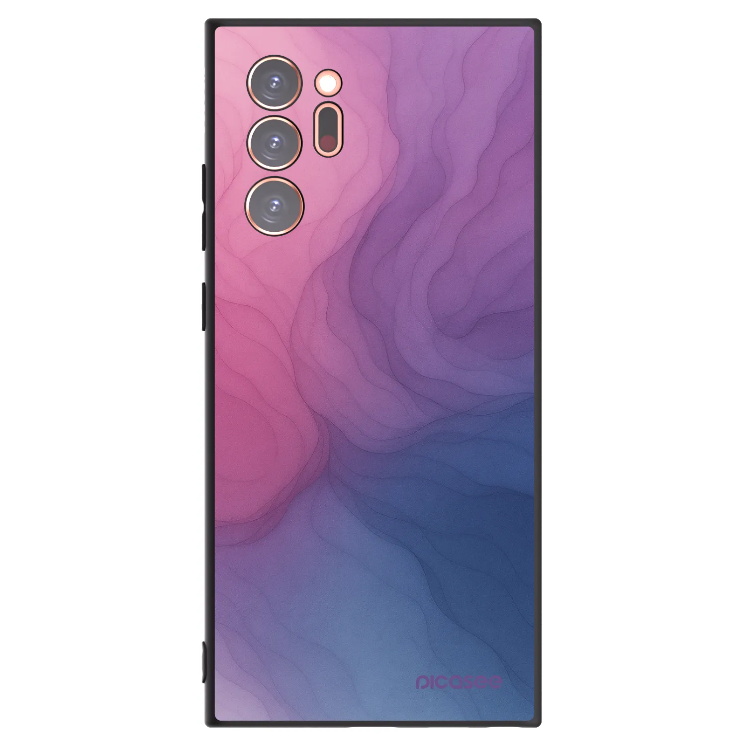 Picasee Μαύρη θήκη σιλικόνης για Samsung Galaxy Note 20 Ultra - Silk