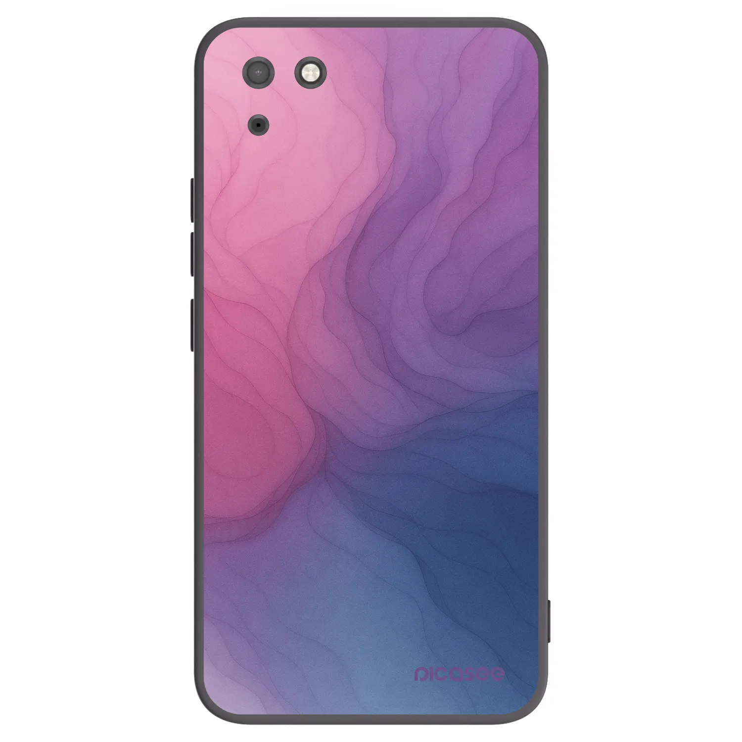 Picasee Μαύρη θήκη σιλικόνης για Huawei Y5P - Silk