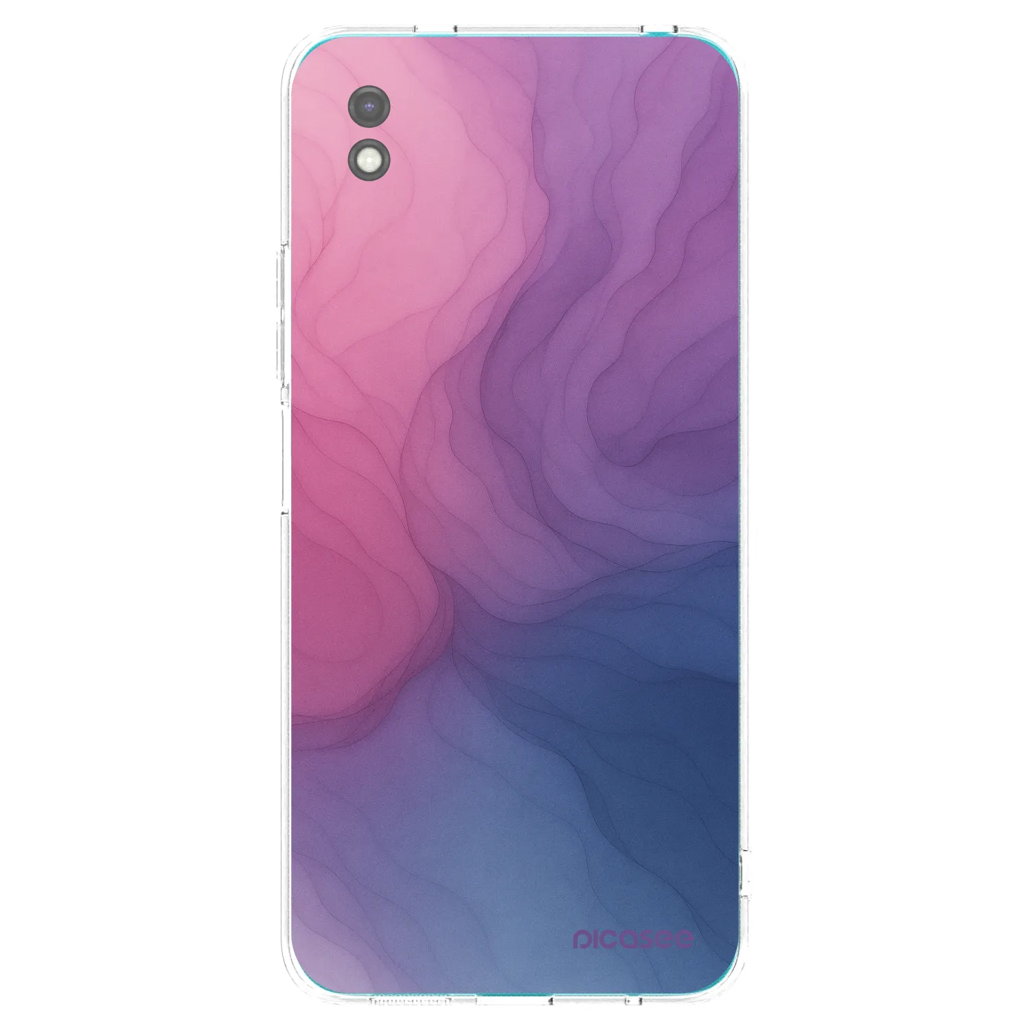 Picasee Μαύρη θήκη σιλικόνης για Xiaomi Redmi 9A - Silk