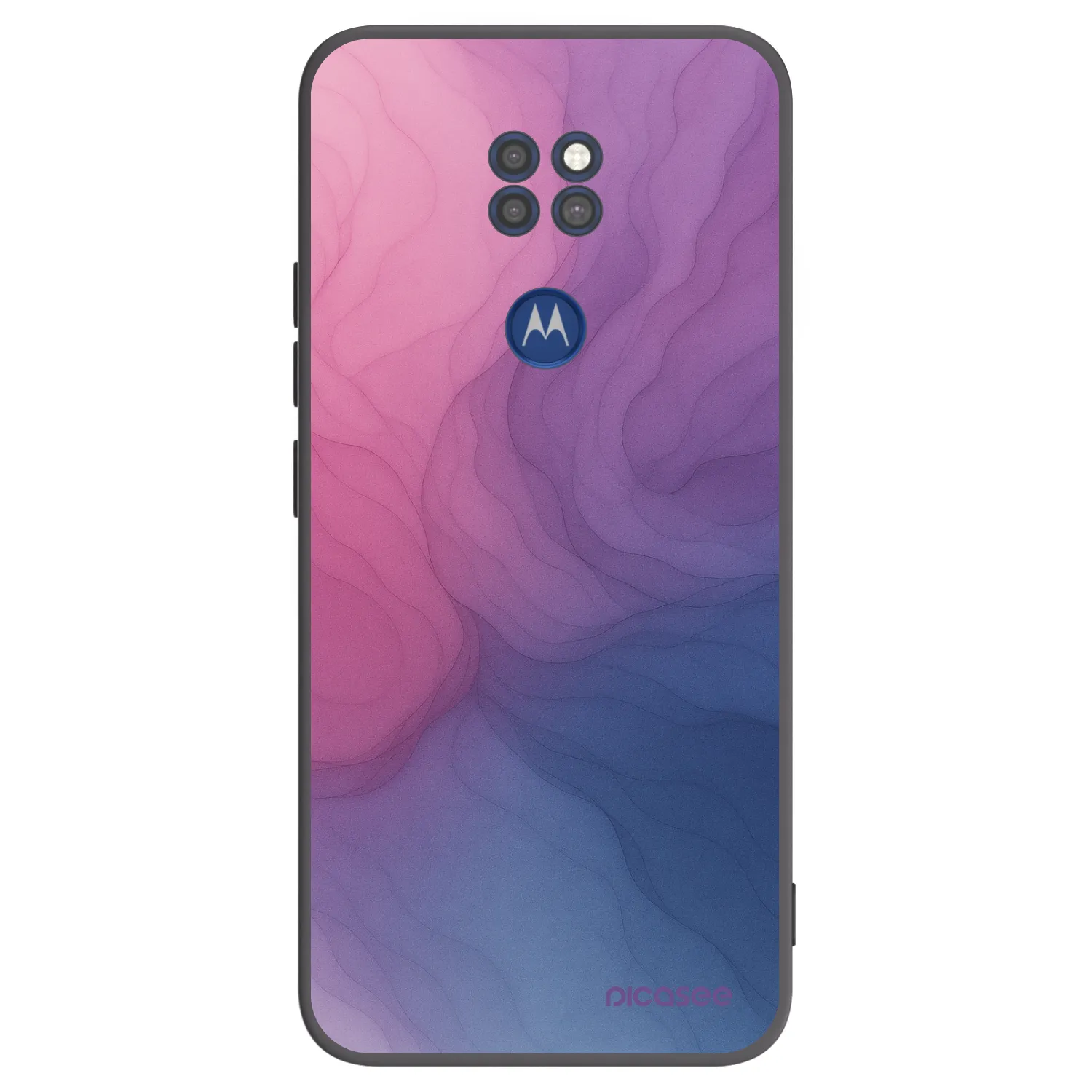 Picasee Μαύρη θήκη σιλικόνης για Motorola Moto G9 Play - Silk