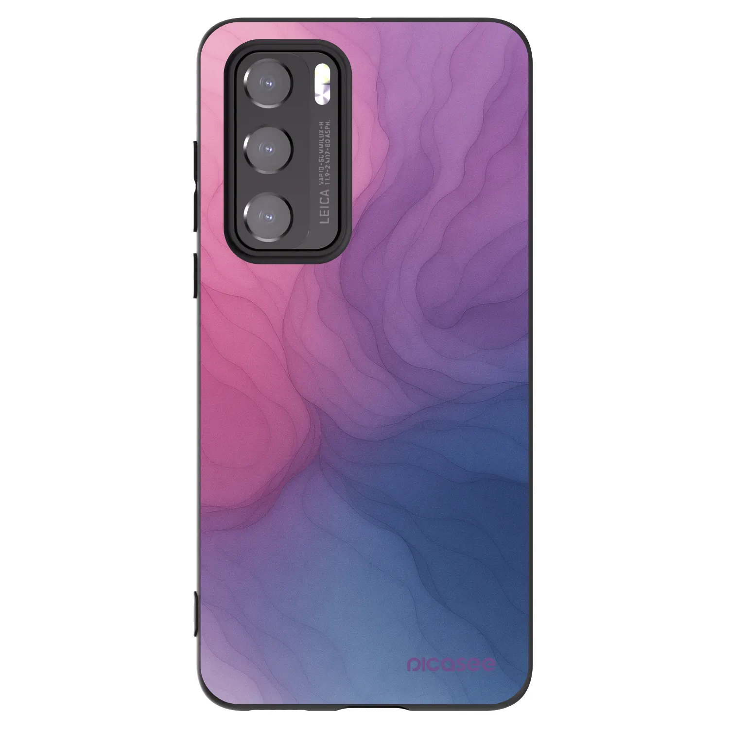 Picasee Μαύρη θήκη σιλικόνης για Huawei P40 - Silk