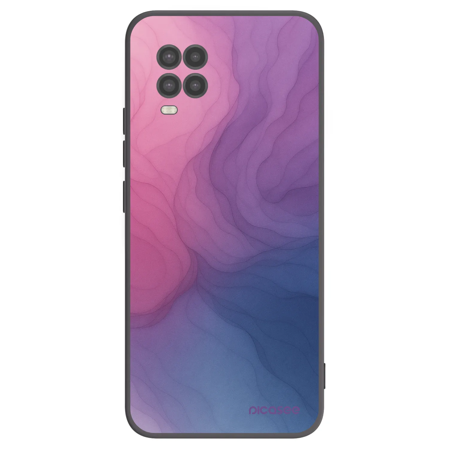 Picasee Μαύρη θήκη σιλικόνης για Xiaomi Mi 10 Lite - Silk