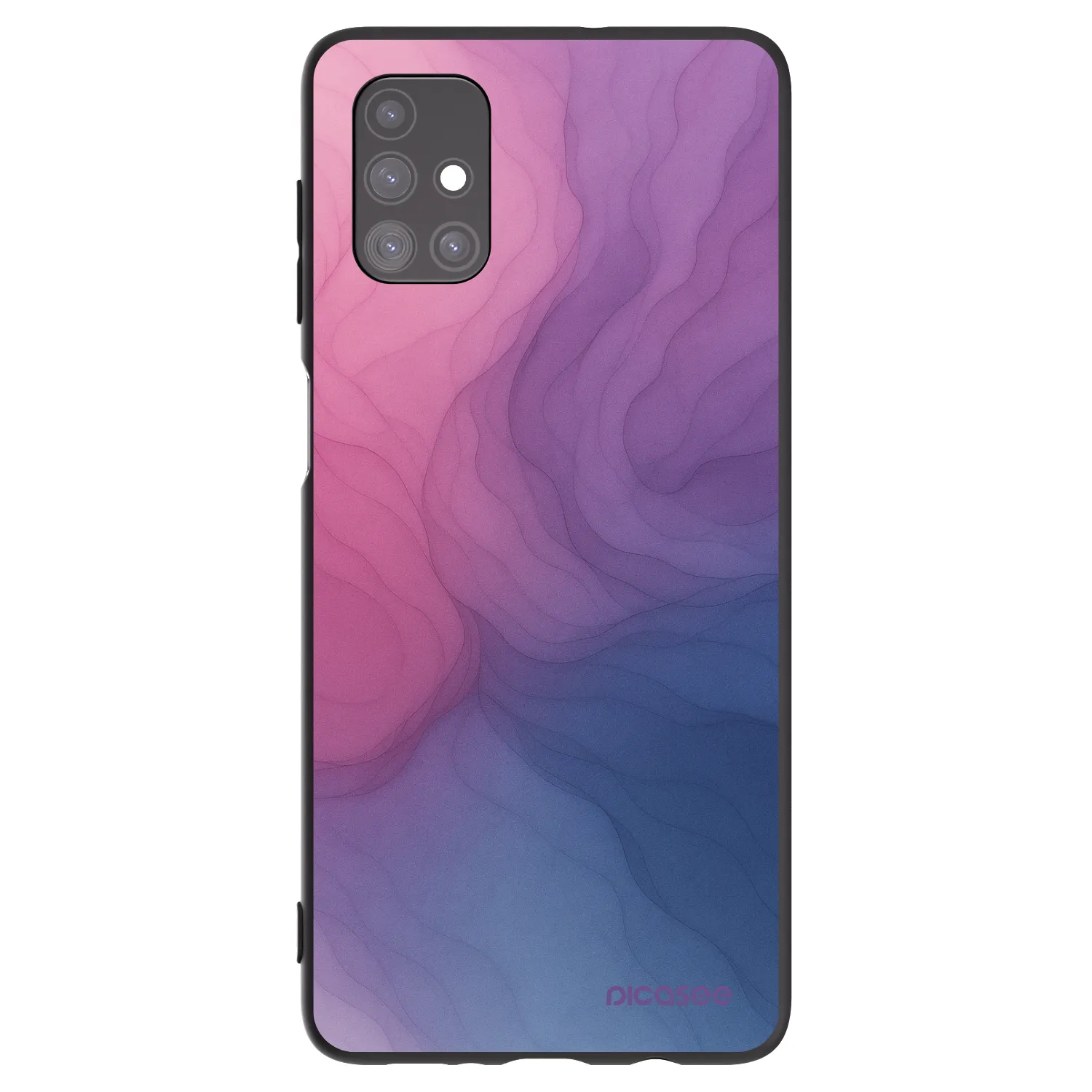 Picasee Μαύρη θήκη σιλικόνης για Samsung Galaxy M51 M515F - Silk