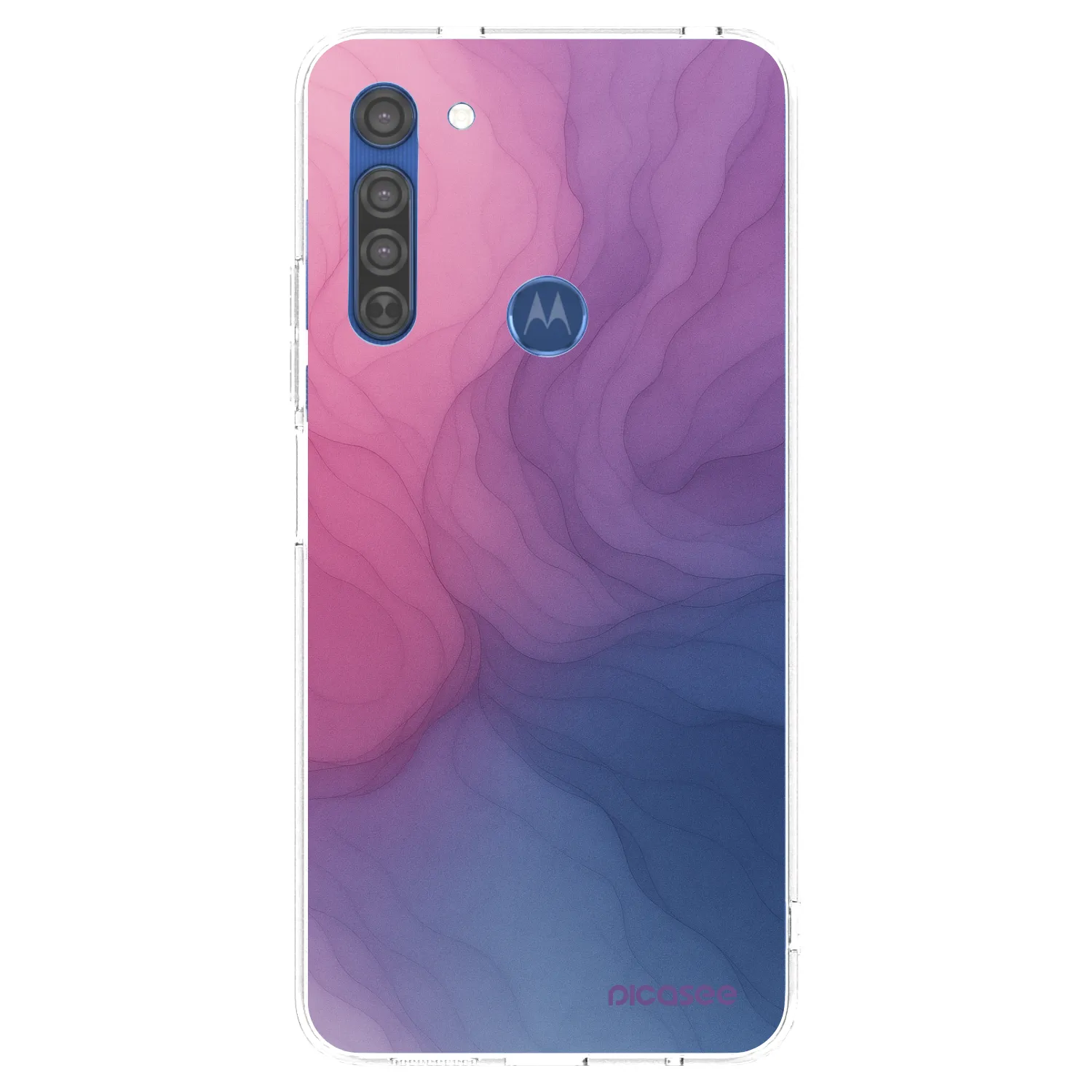 Picasee διαφανής θήκη σιλικόνης Motorola Moto G8 - Silk