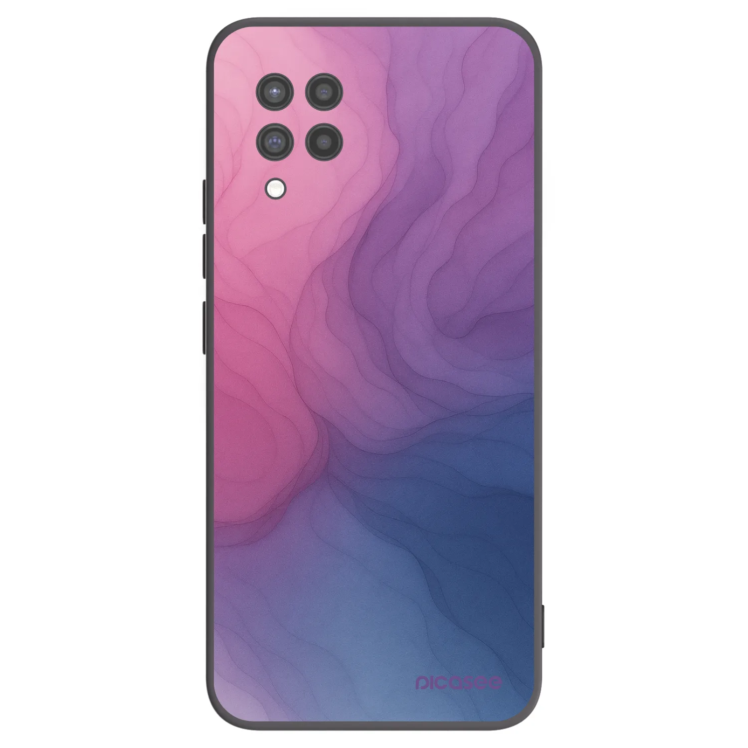 Picasee Μαύρη θήκη σιλικόνης για Samsung Galaxy A42 A426B - Silk