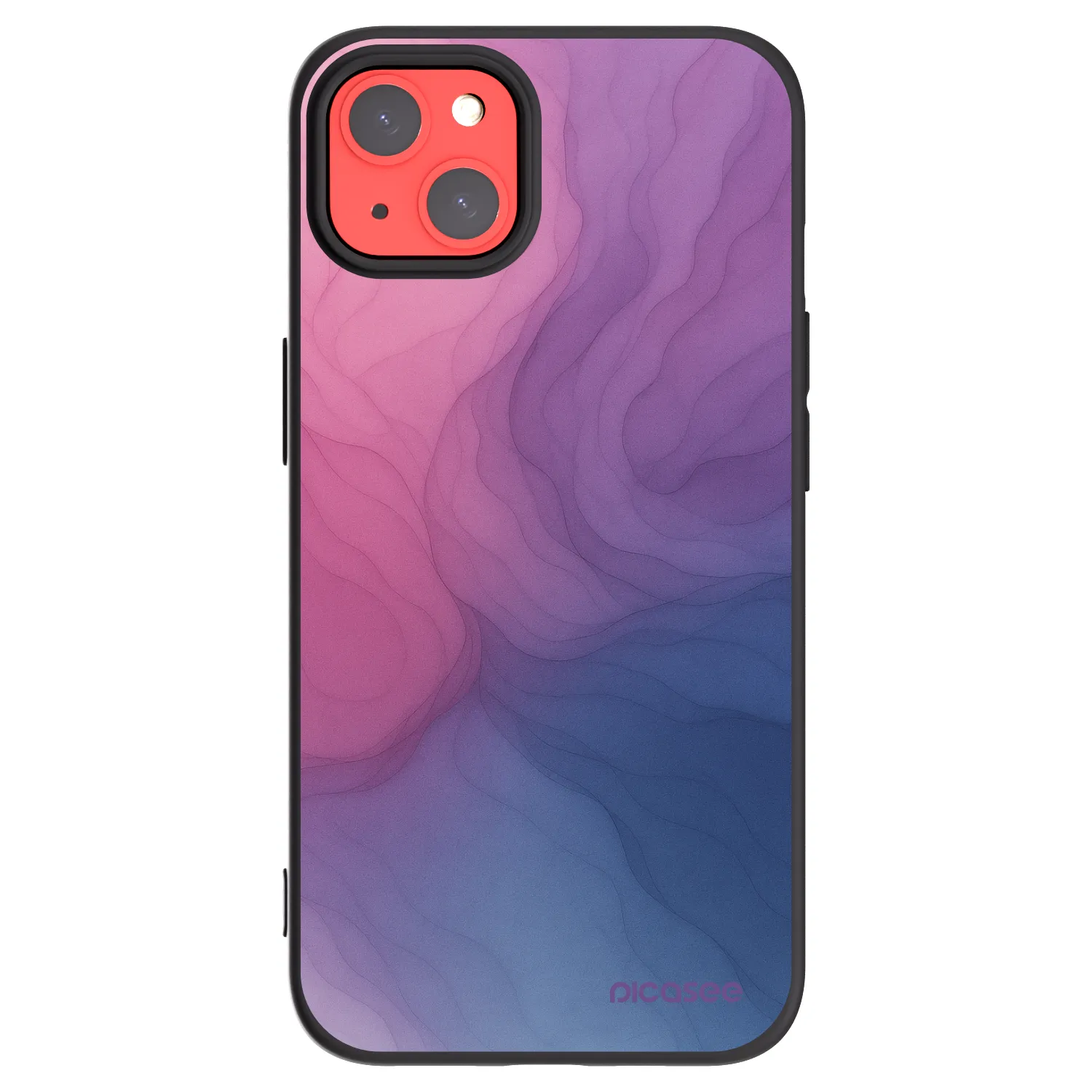 Picasee Μαύρη θήκη σιλικόνης για Apple iPhone 13 - Silk