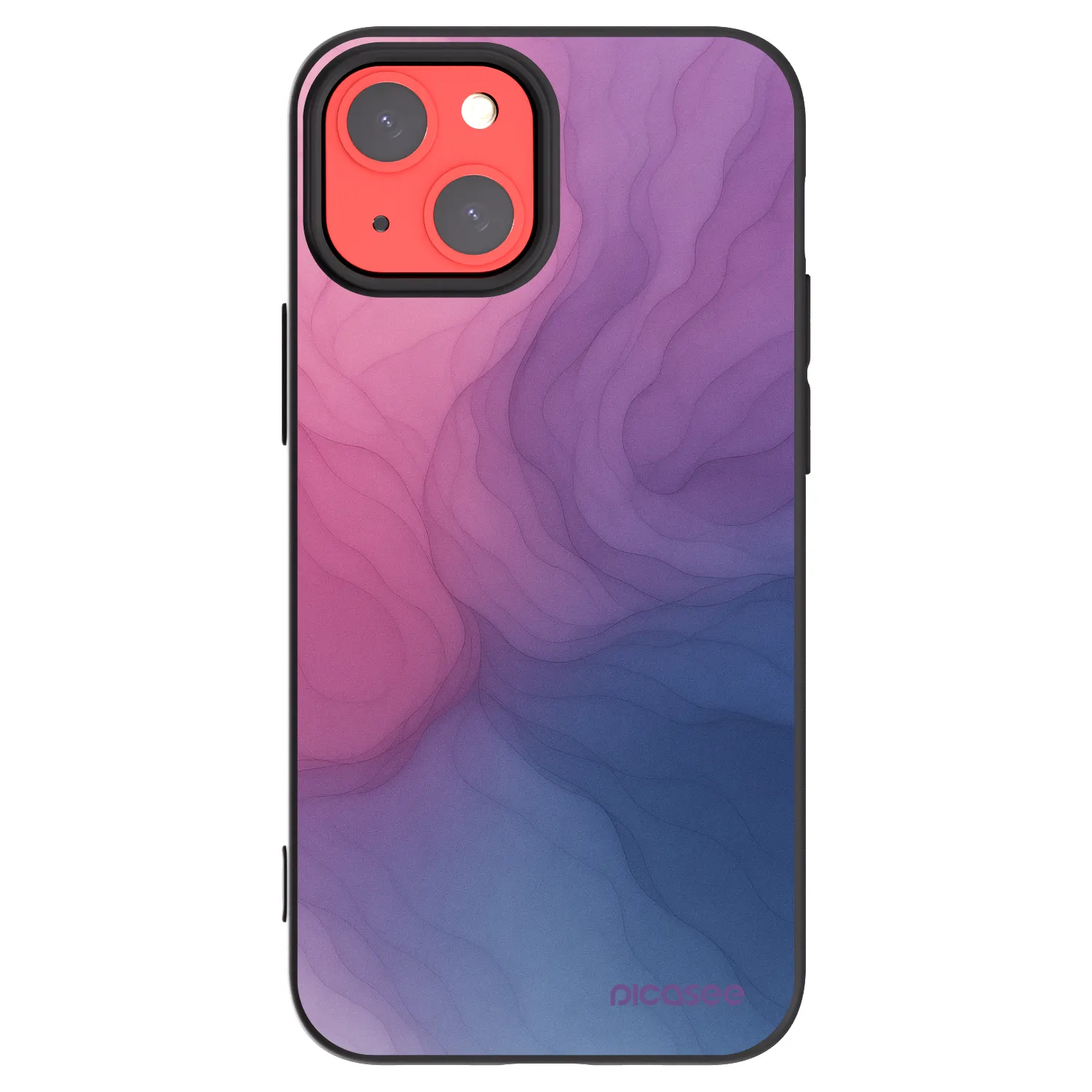 Picasee Μαύρη θήκη σιλικόνης για Apple iPhone 13 mini - Silk