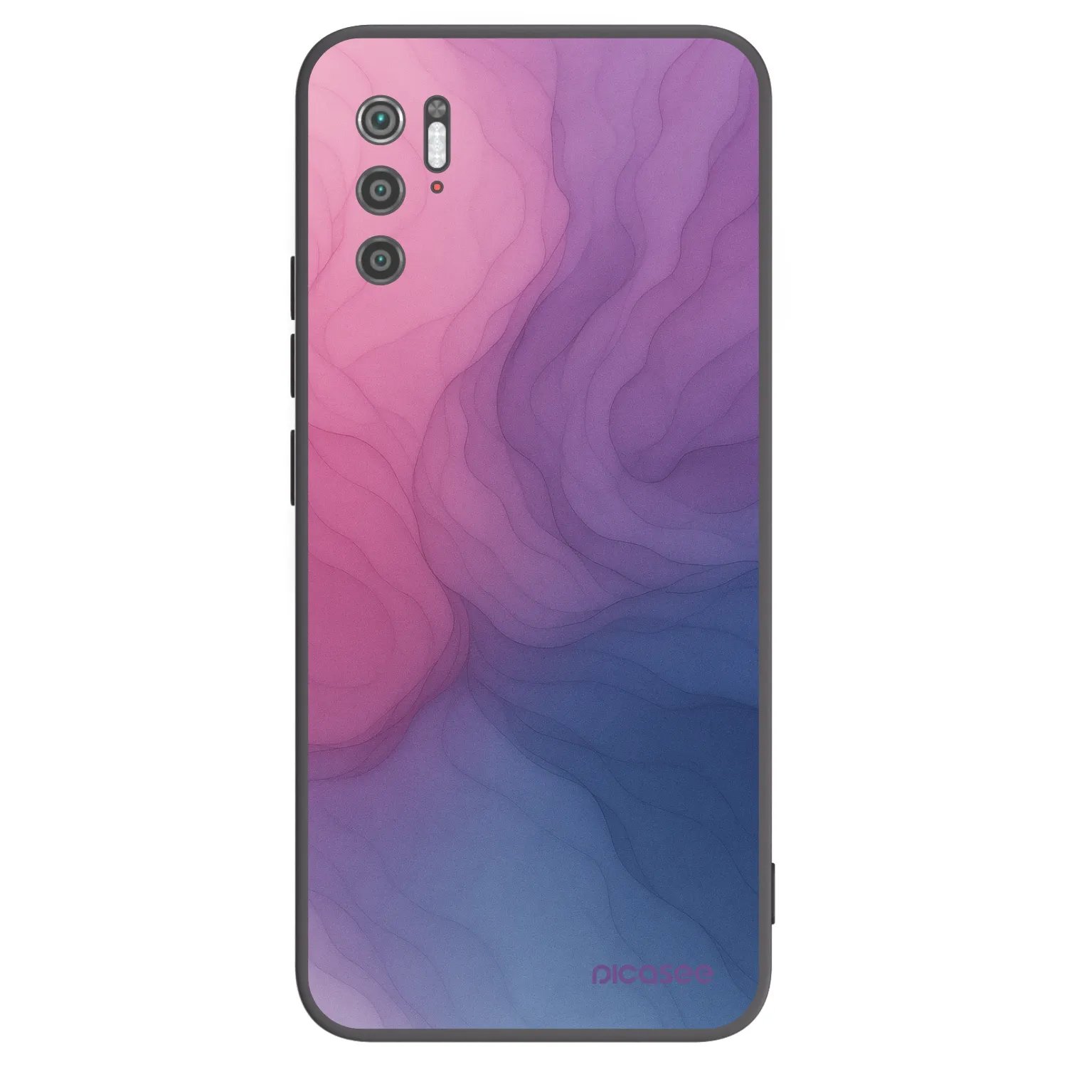 Picasee Μαύρη θήκη σιλικόνης για Xiaomi Poco M3 Pro 5G - Silk