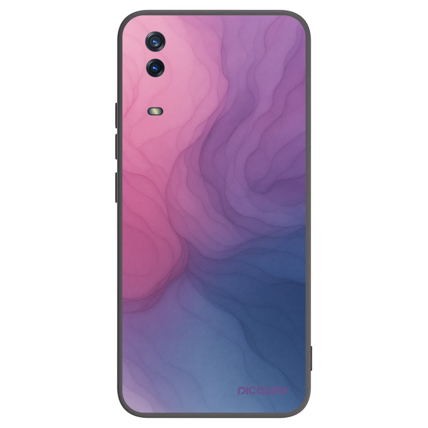 Picasee Μαύρη θήκη σιλικόνης για Vivo Y11s - Silk