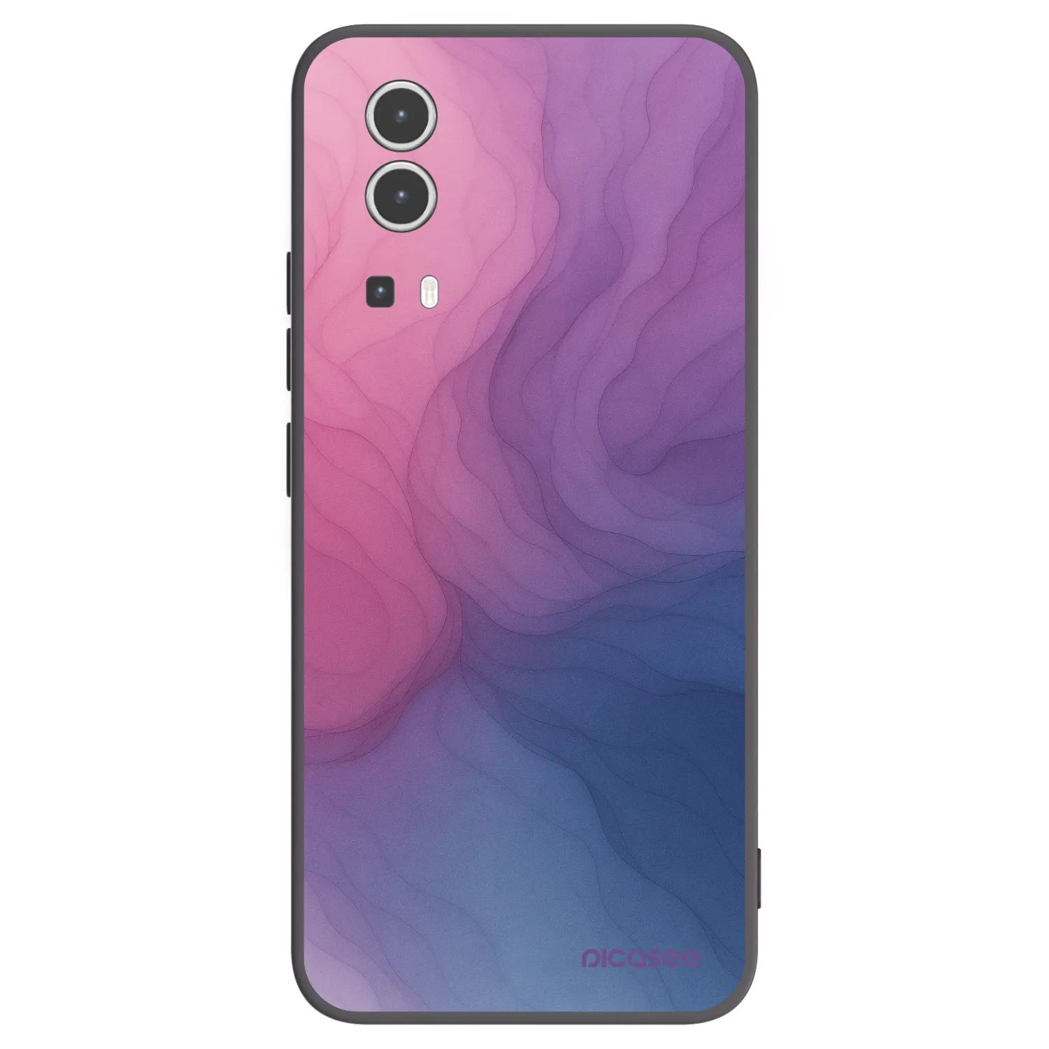 Picasee Μαύρη θήκη σιλικόνης για Vivo Y72 5G - Silk