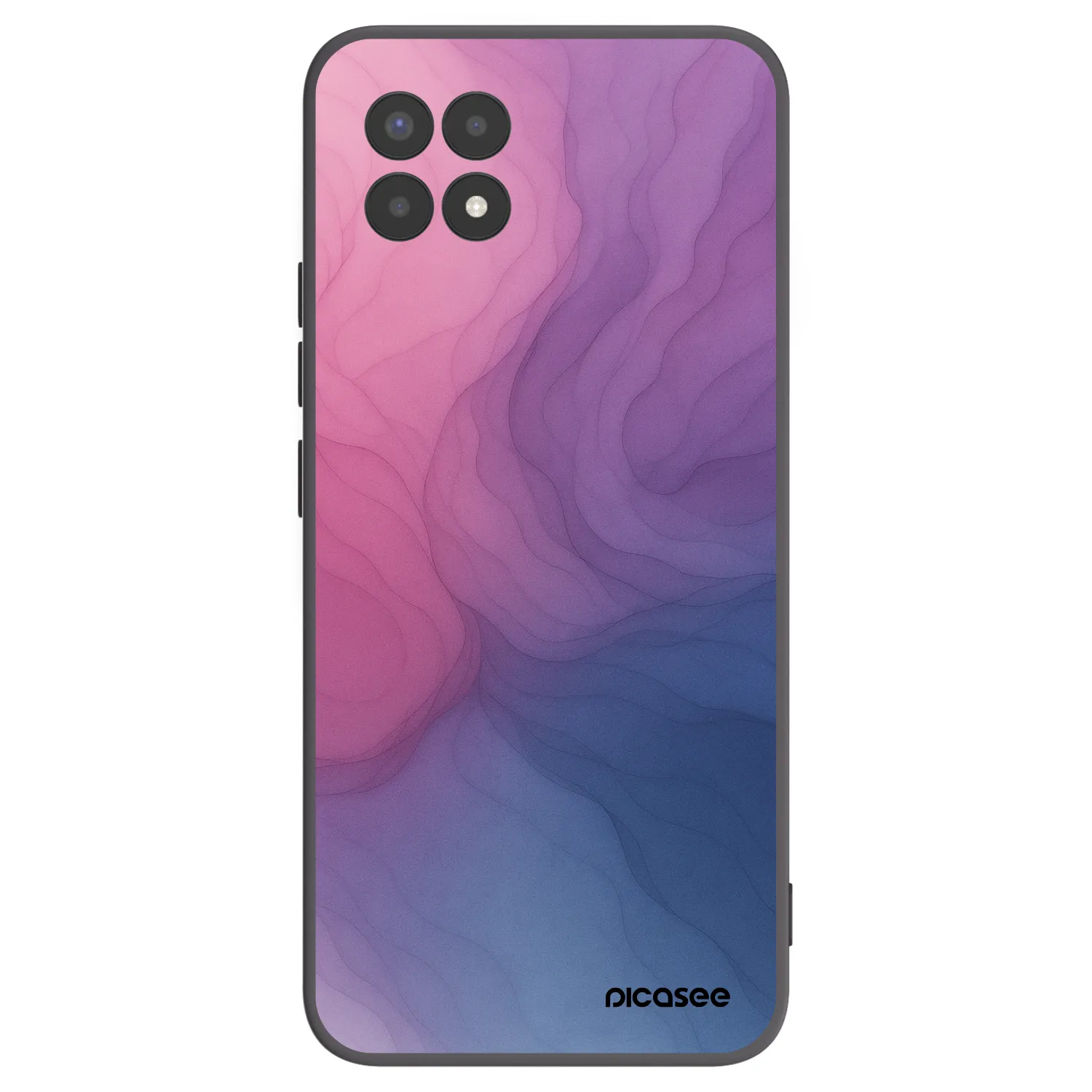 Picasee Μαύρη θήκη σιλικόνης για Realme 8i - Silk