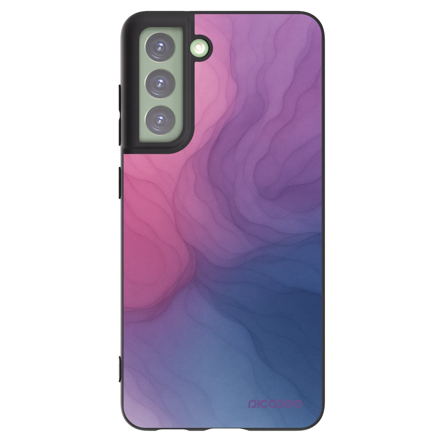 Picasee Μαύρη θήκη σιλικόνης για Samsung Galaxy S21 FE 5G - Silk