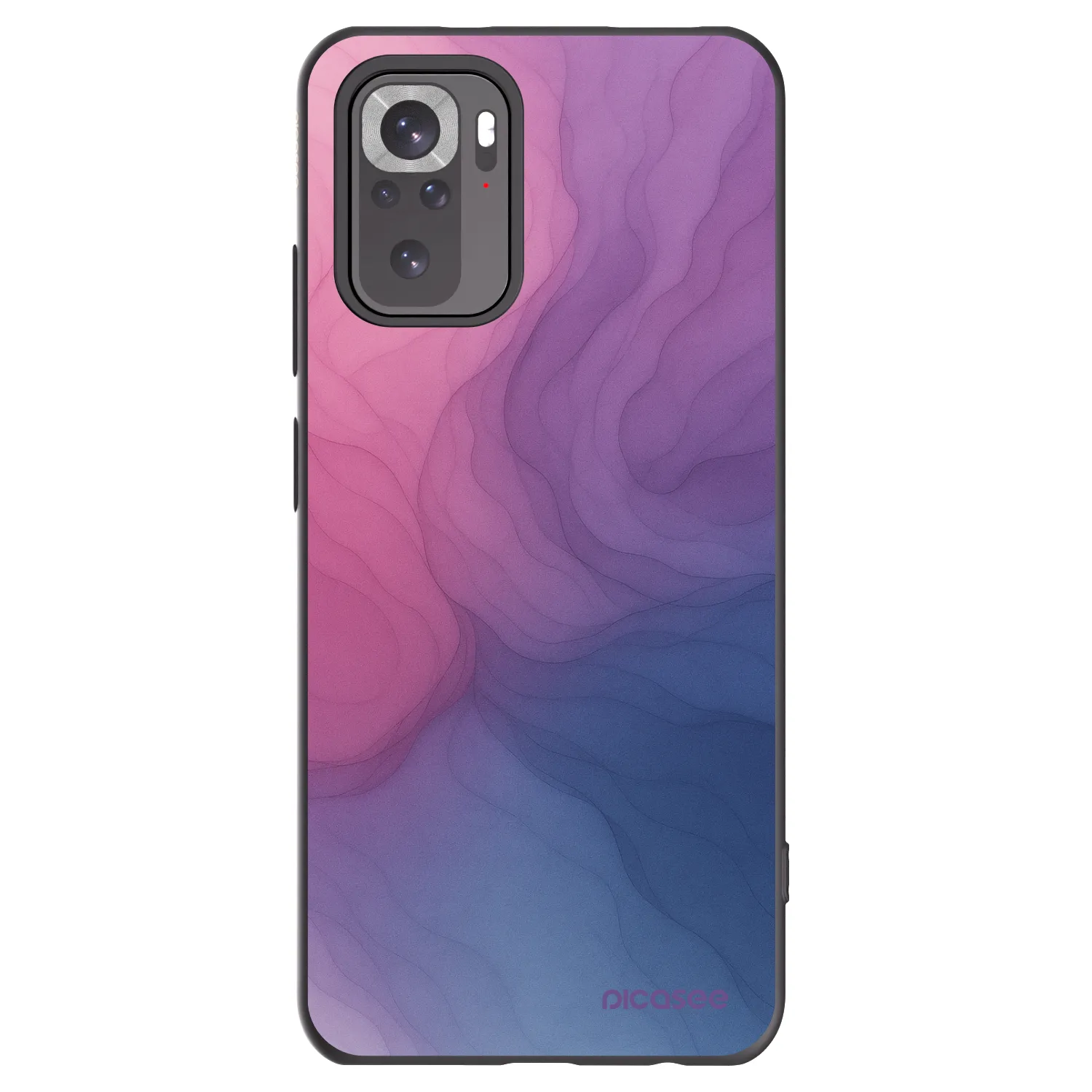 Picasee Μαύρη θήκη σιλικόνης για Xiaomi Redmi Note 11S 4G - Silk