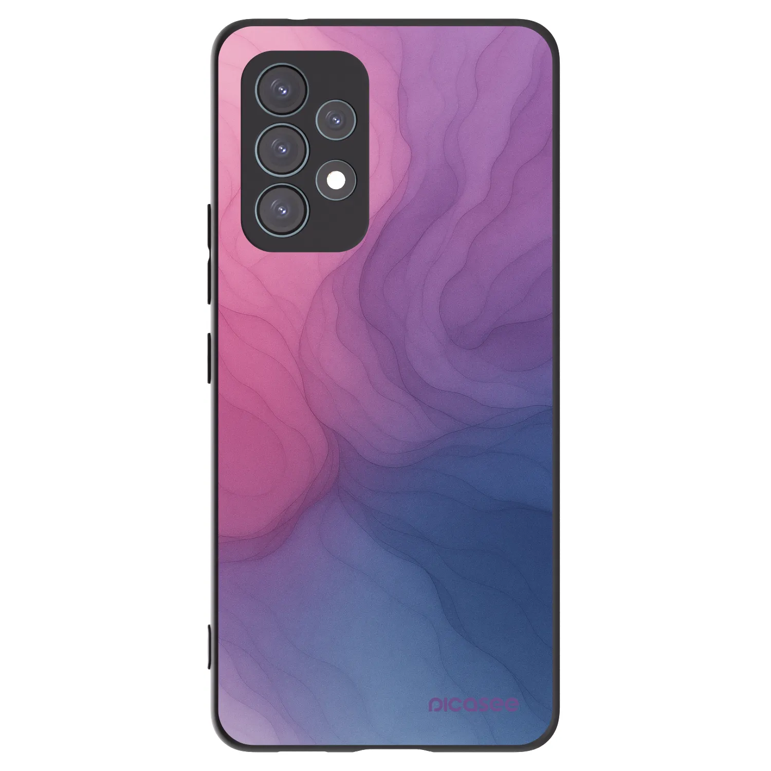 Picasee Μαύρη θήκη σιλικόνης για Samsung Galaxy A53 5G A536 - Silk