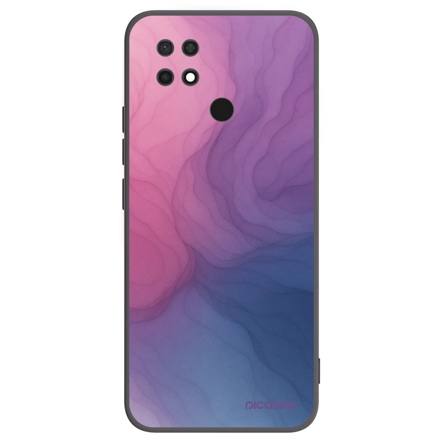 Picasee Μαύρη θήκη σιλικόνης για Xiaomi Redmi 10C - Silk