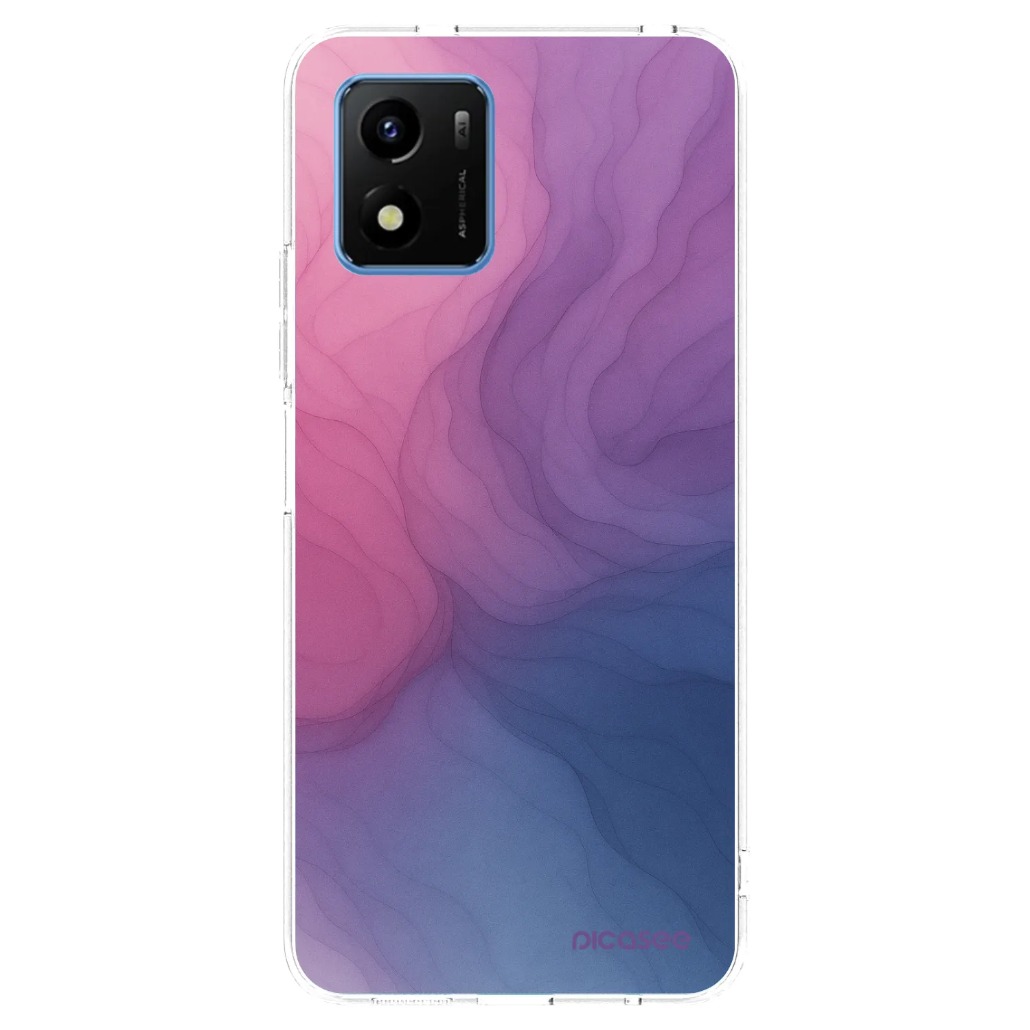 Picasee διαφανής θήκη σιλικόνης Vivo Y01 - Silk