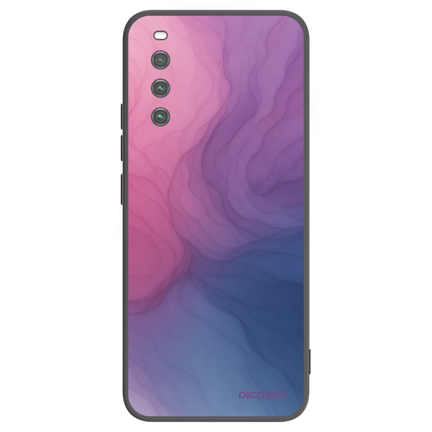 Picasee Μαύρη θήκη σιλικόνης για Sony Xperia 10 IV 5G - Silk
