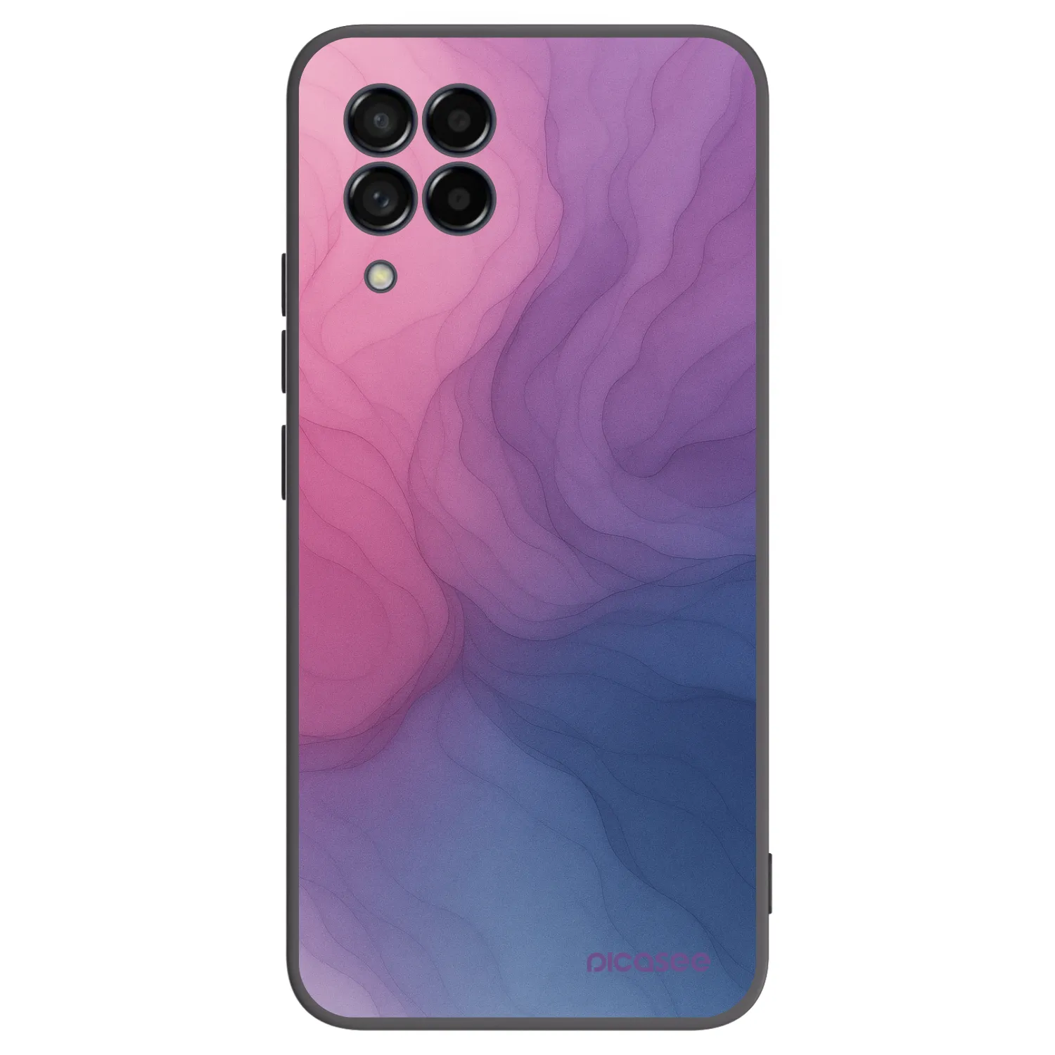 Picasee Μαύρη θήκη σιλικόνης για Samsung Galaxy M53 5G - Silk