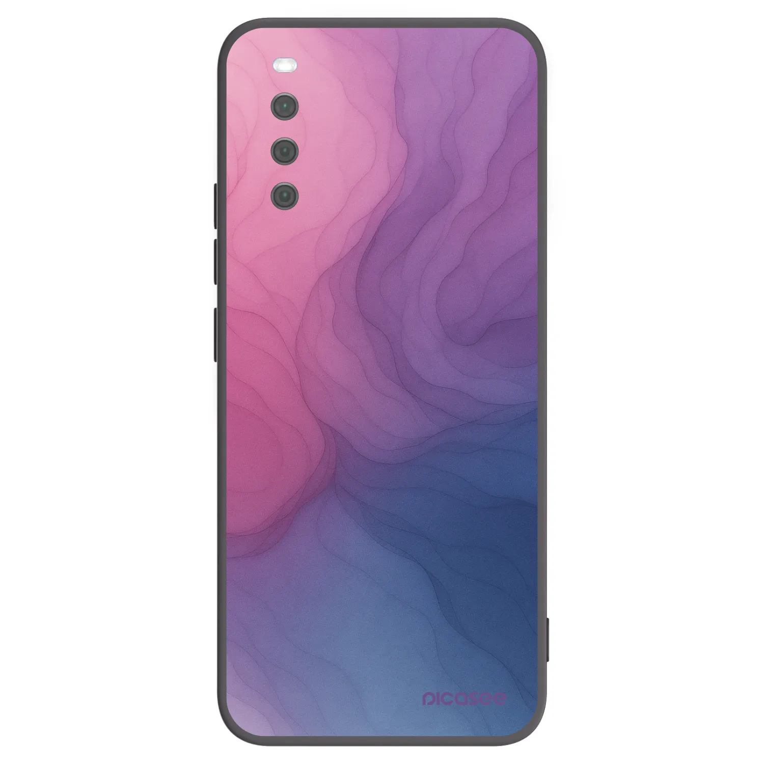 Picasee Μαύρη θήκη σιλικόνης για Sony Xperia 10 III - Silk