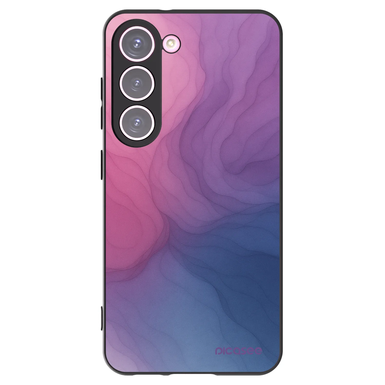 Picasee Μαύρη θήκη σιλικόνης για Samsung Galaxy S23 5G - Silk